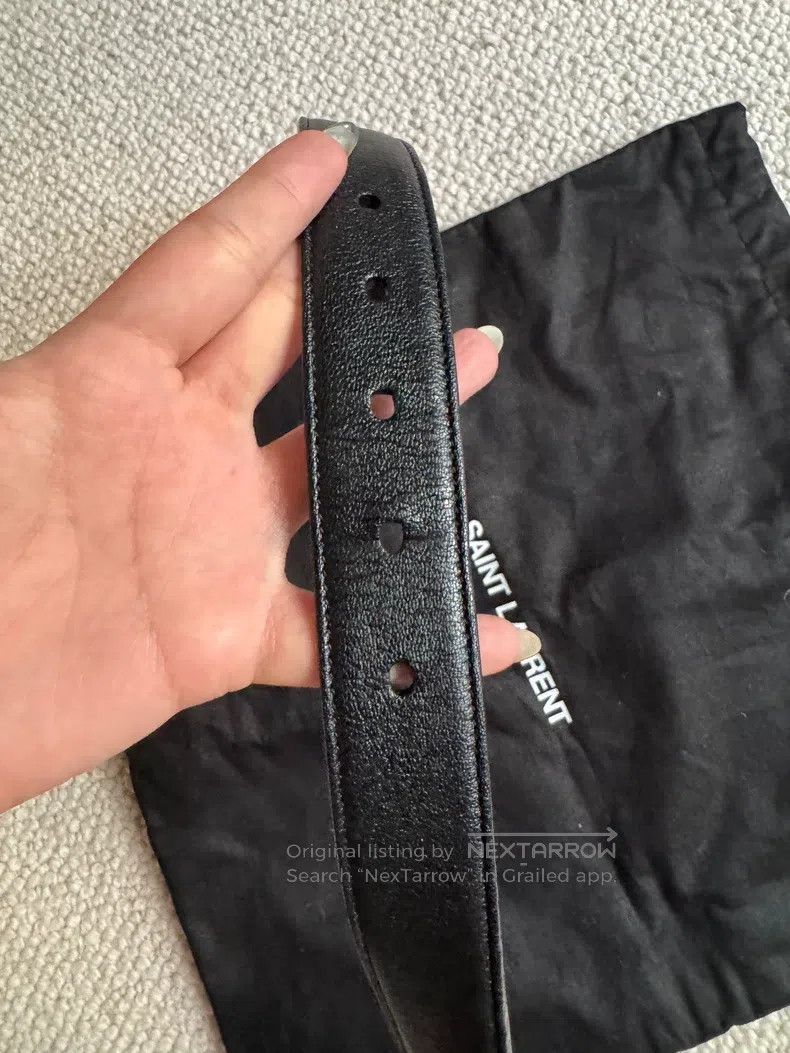 Saint Laurent Paris Saint Laurent Paris leather belt Size ONE SIZE - 2 Thumbnail