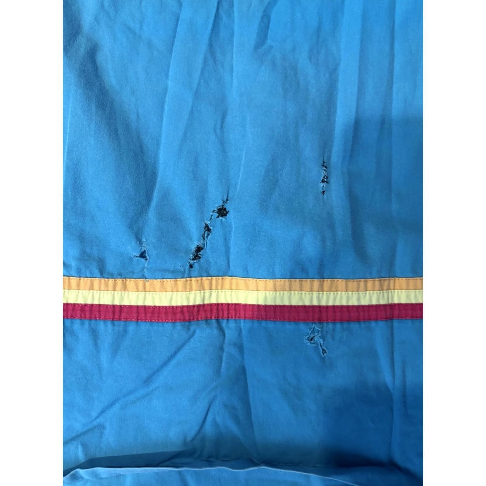 Vintage Go Softly Patio Dress Womens Small Blue Parrot Embroidered Boho Floral Pocket Cotton Size S / US 4 / IT 40 - 7 Thumbnail