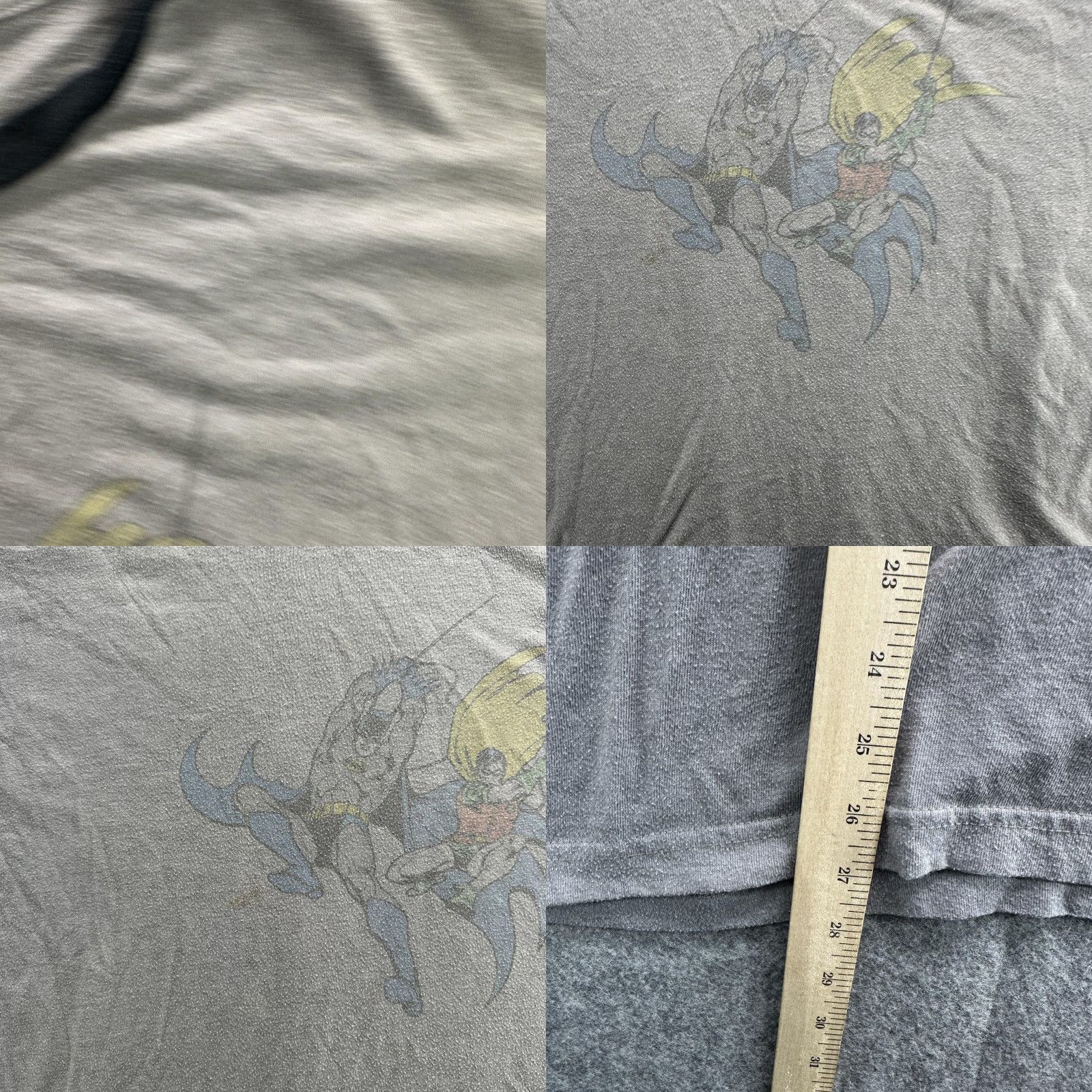 Vintage VINTAGE Batman & Robin Shirt Mens XL Gray Ringer 00s Graphic Print DC Comics Made in USA Mens Size US XL / EU 56 / 4 - 8 Thumbnail