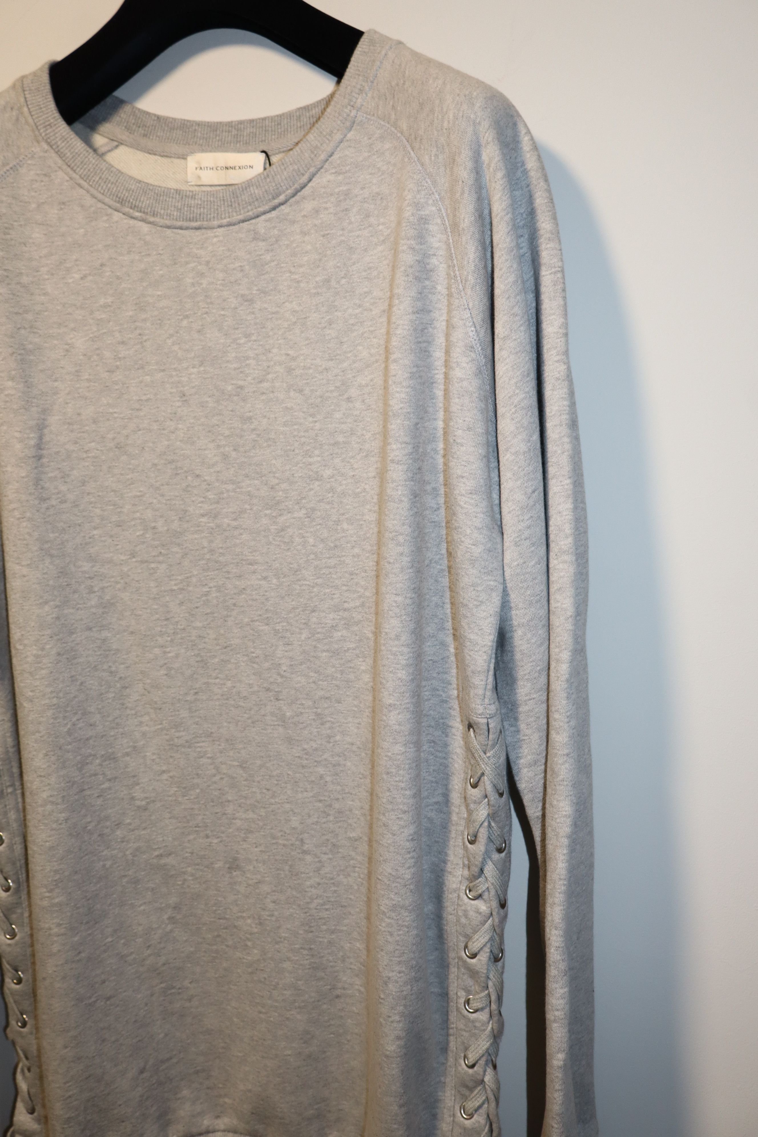 Faith Connexion classic laced sweatshirt Size US M / EU 48-50 / 2 - 2 Thumbnail