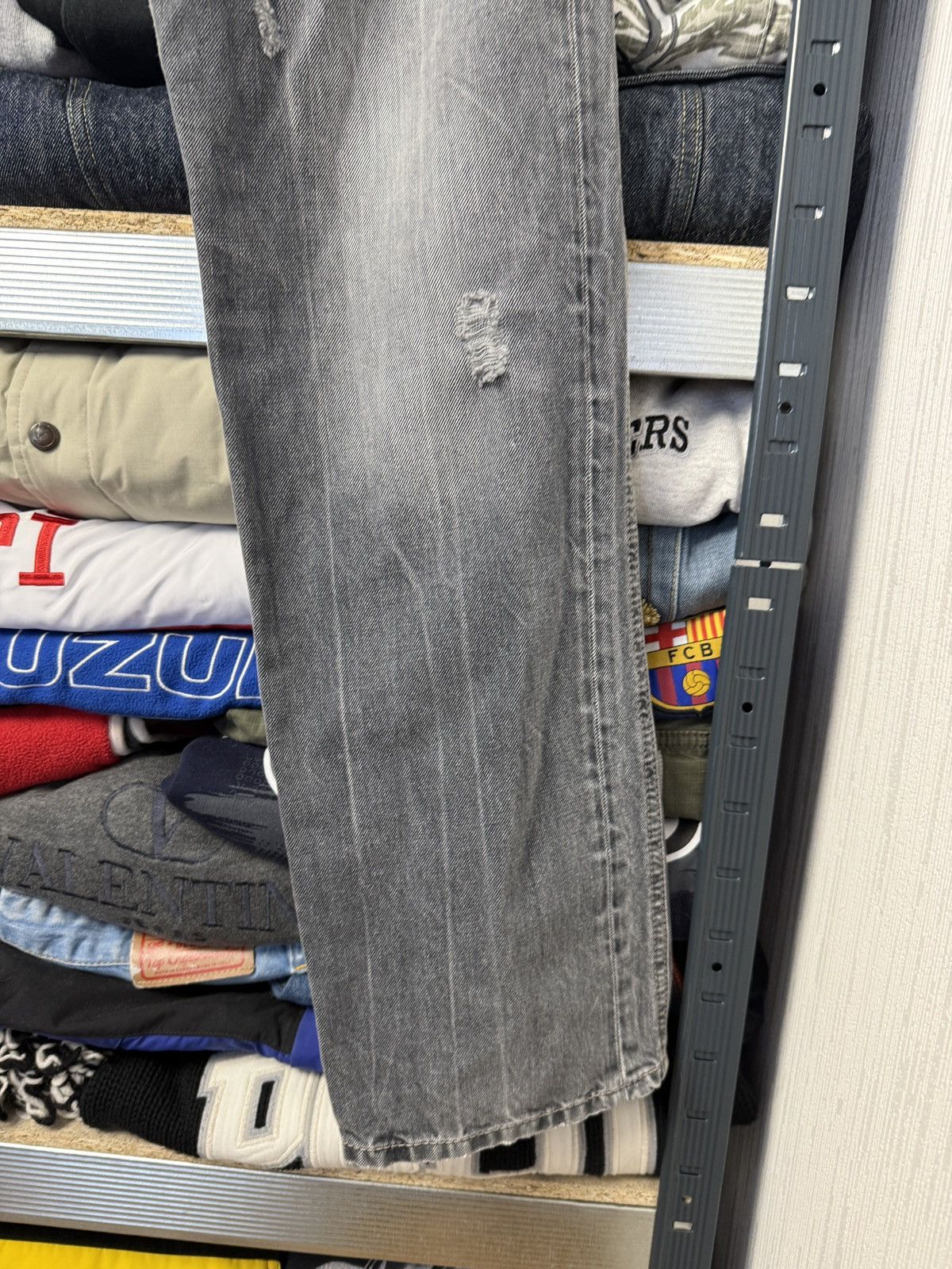 Diesel Diesel Washed Faded Jeans Denim Size 34 Striped Size US 34 / EU 50 - 6 Thumbnail