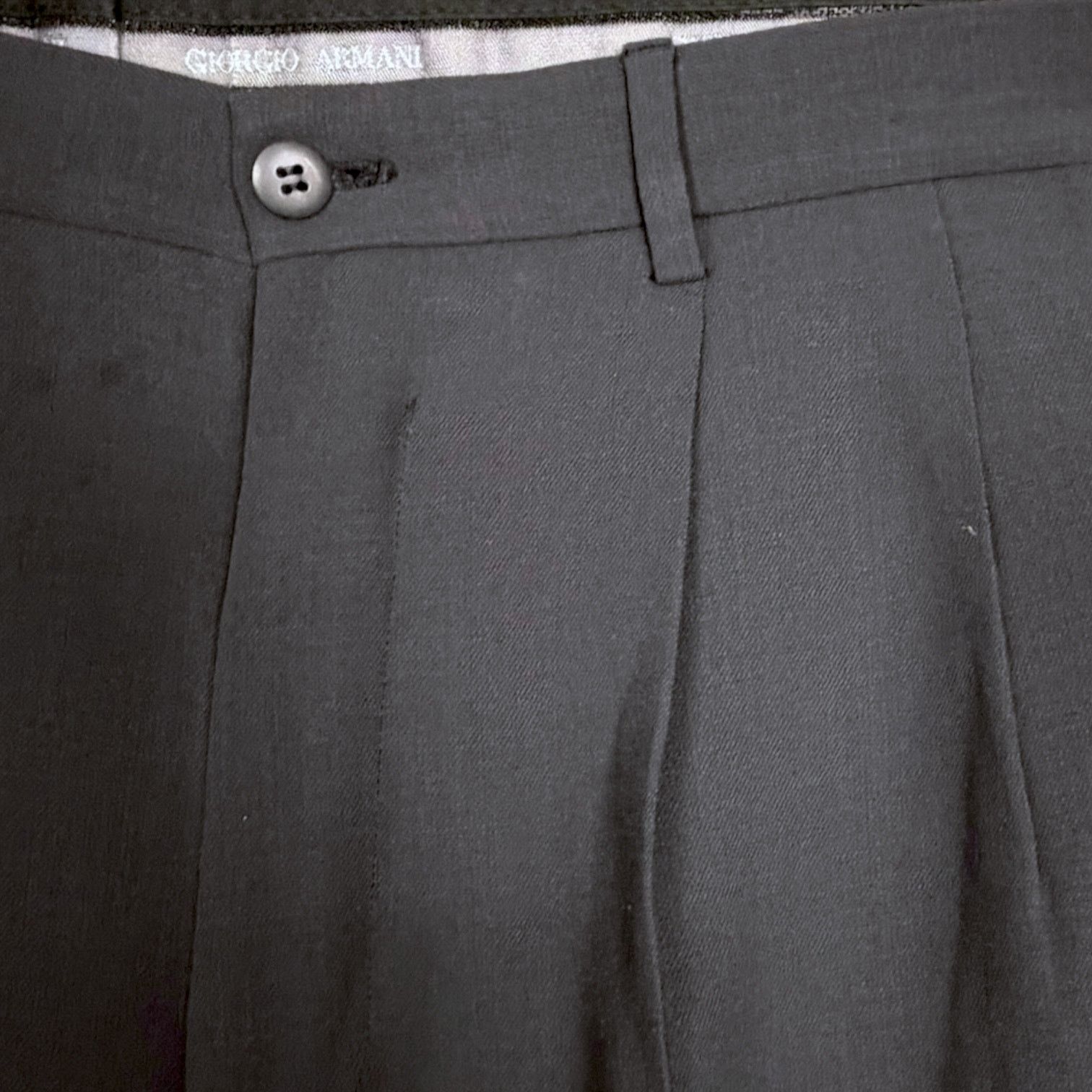 Giorgio Armani Giorgio Armani Pleated Gray Dress Pants Work Office 14/16 Size 36" / US 14 / IT 50 - 3 Thumbnail