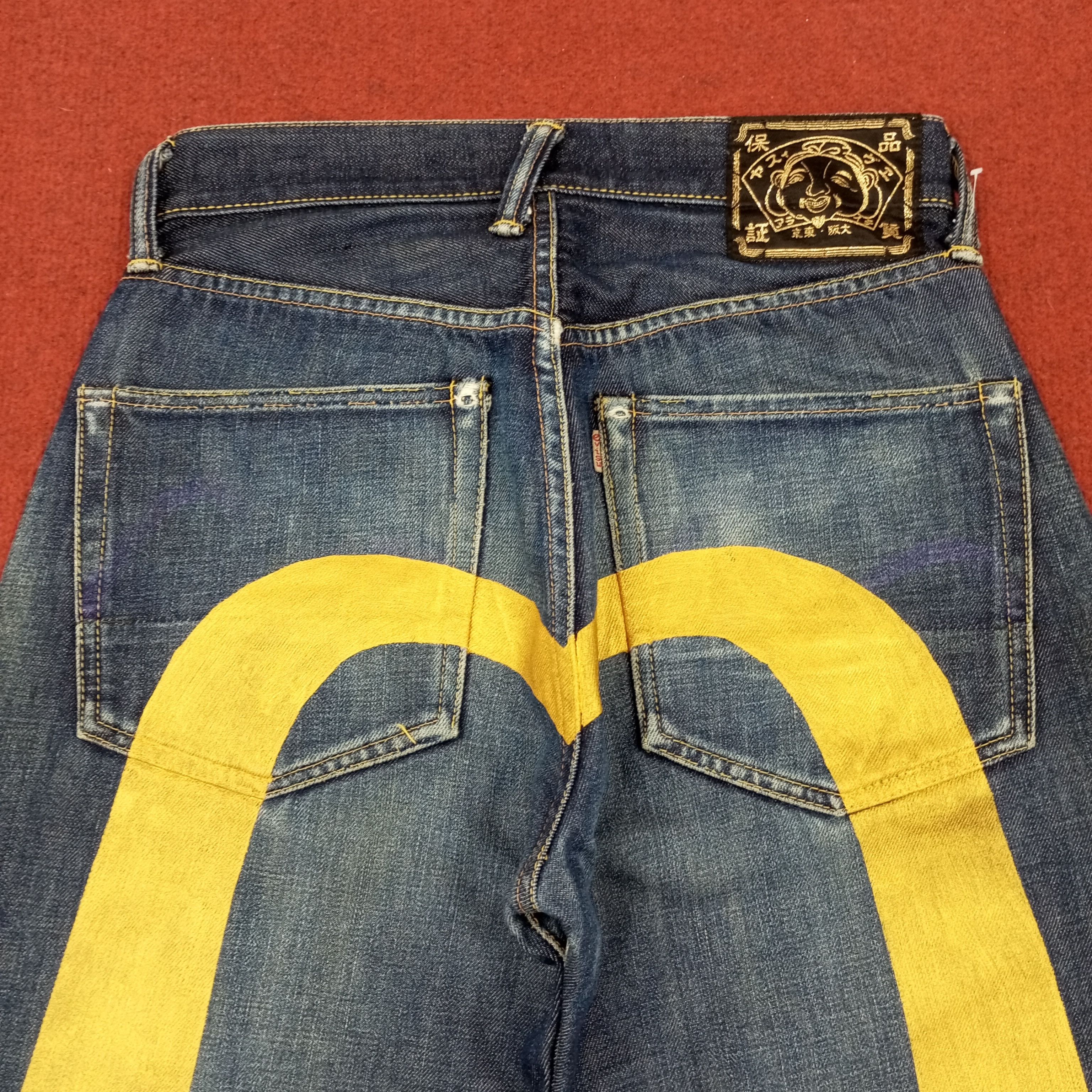 Evisu × Japanese Brand × Vintage Evisu Japanese Brand Fashion Style Custom Daicock Jeans Size US 27 - 2 Thumbnail