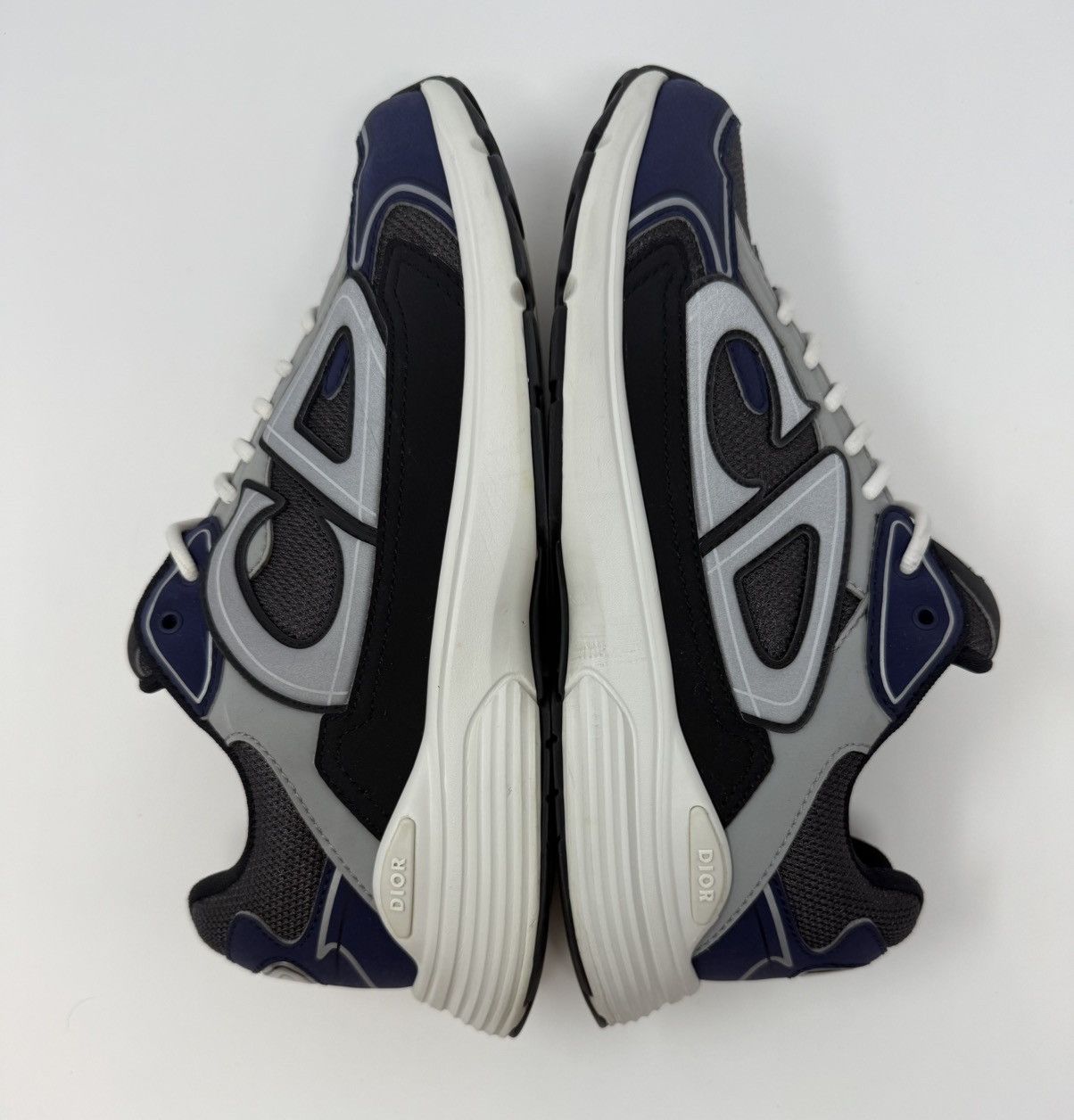 Dior Dior B30 Sneaker Grey/Navy Size US 10 / EU 43 - 3 Thumbnail