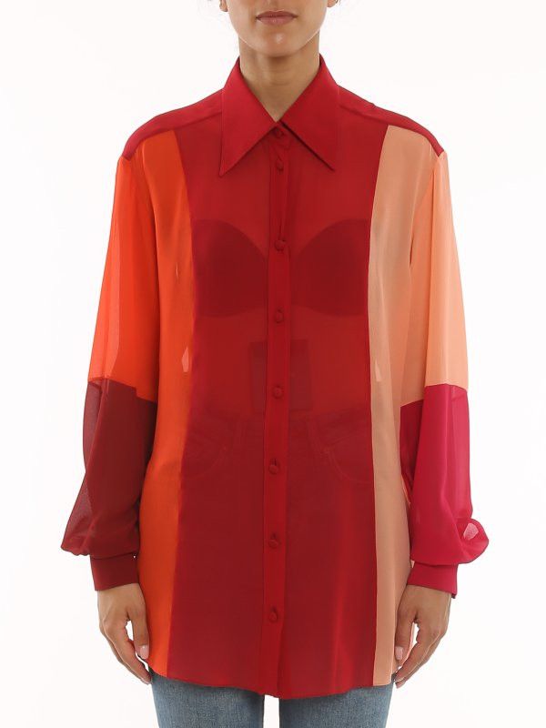 Dolce & Gabbana o1y0925 Patterned Shirt in Multicolor Size S / US 4 / IT 40 - 2 Thumbnail