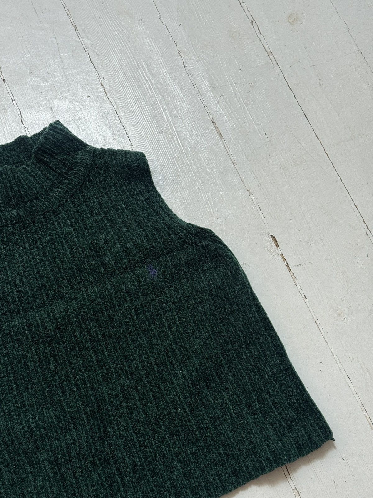 Ralph Lauren VINTAGE VELOUR 2000s RALPH LAUREN CROPPED VEST Size S / US 4 / IT 40 - 4 Thumbnail