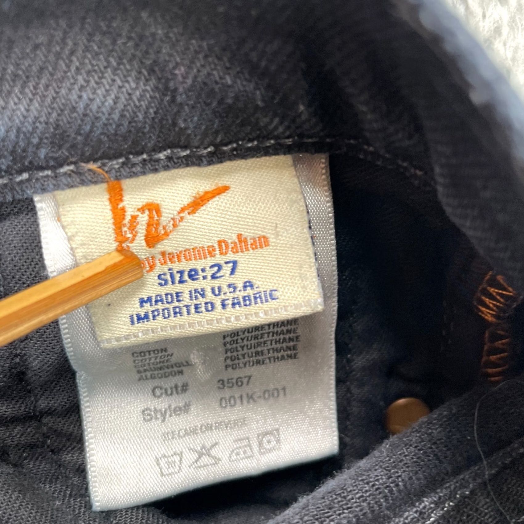 Citizens Of Humanity Citizens Of Humanity Jeans Womens 27 Black Jerome Dahan Bootcut Denim Cotton Spandex 5-Pocket City Preppy Mens? Size 27" / US 4 / IT 40 - 7 Thumbnail