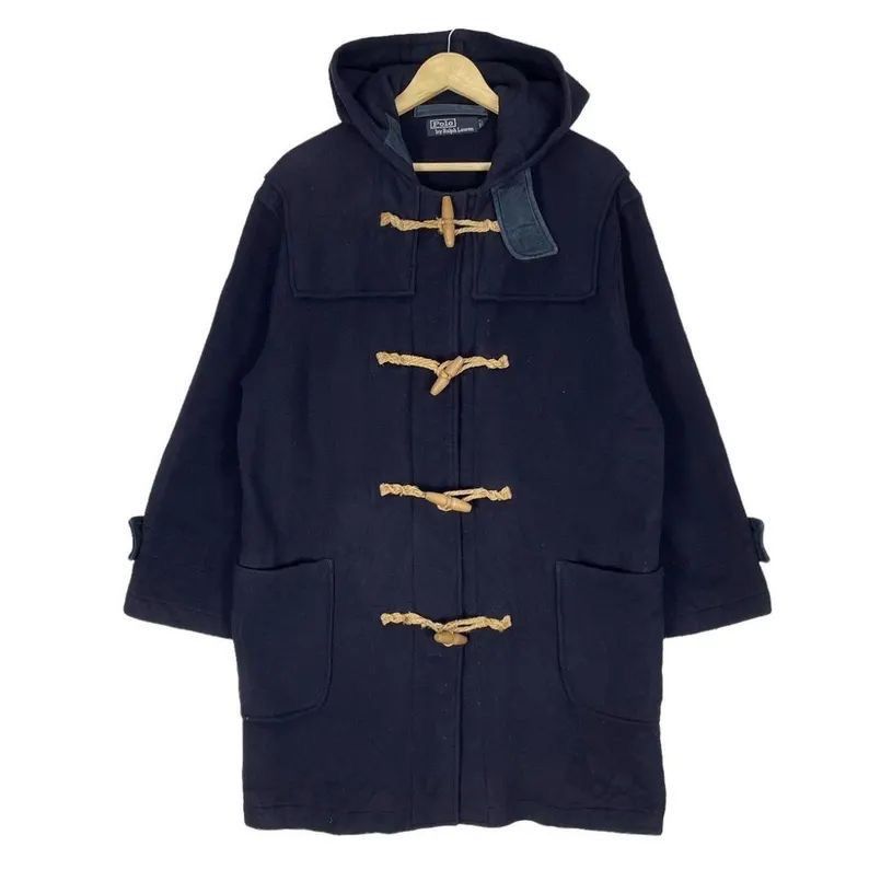 Polo Ralph Lauren 💥Vintage Polo Ralph Lauren Duffle Long Coat Dual Pocket Size US M / EU 48-50 / 2 - 1 Thumbnail