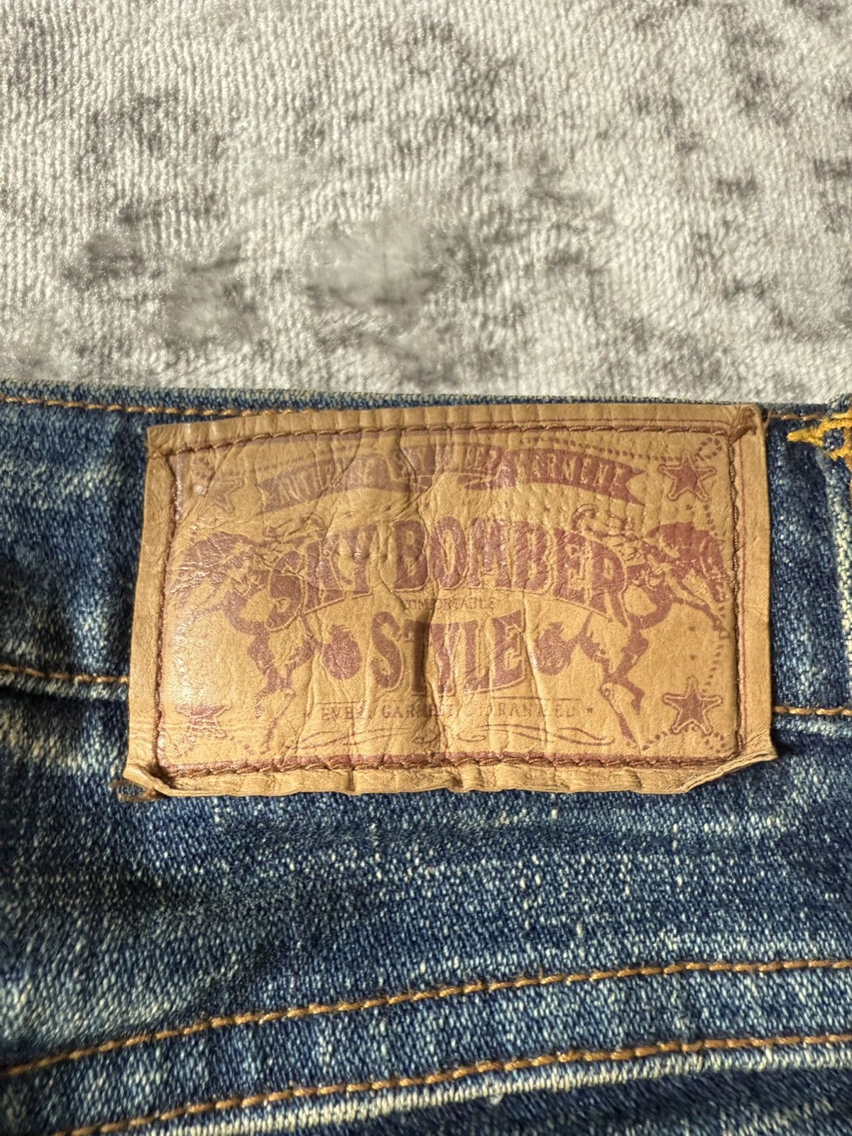 Hysteric Glamour Sky Bomber Japan Mud Wash Flared Jeans Size US 28 / EU 44 - 19 Thumbnail