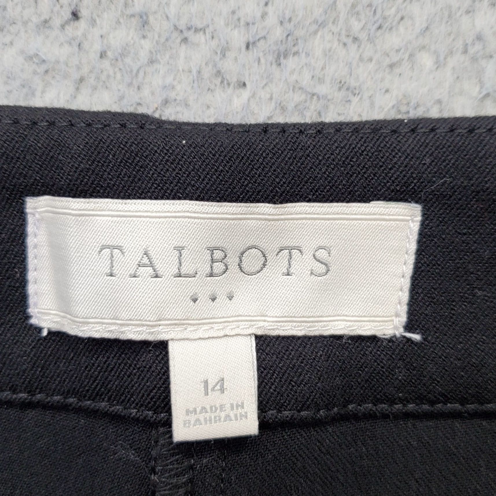 Talbots Talbots Heritage Pants Womens 14 Black Career Stretch Straight Leg Side Zip Pants Womens 14 Black Career Stretch Straight Leg Side Zip Size 36" / US 14 / IT 50 - 7 Thumbnail