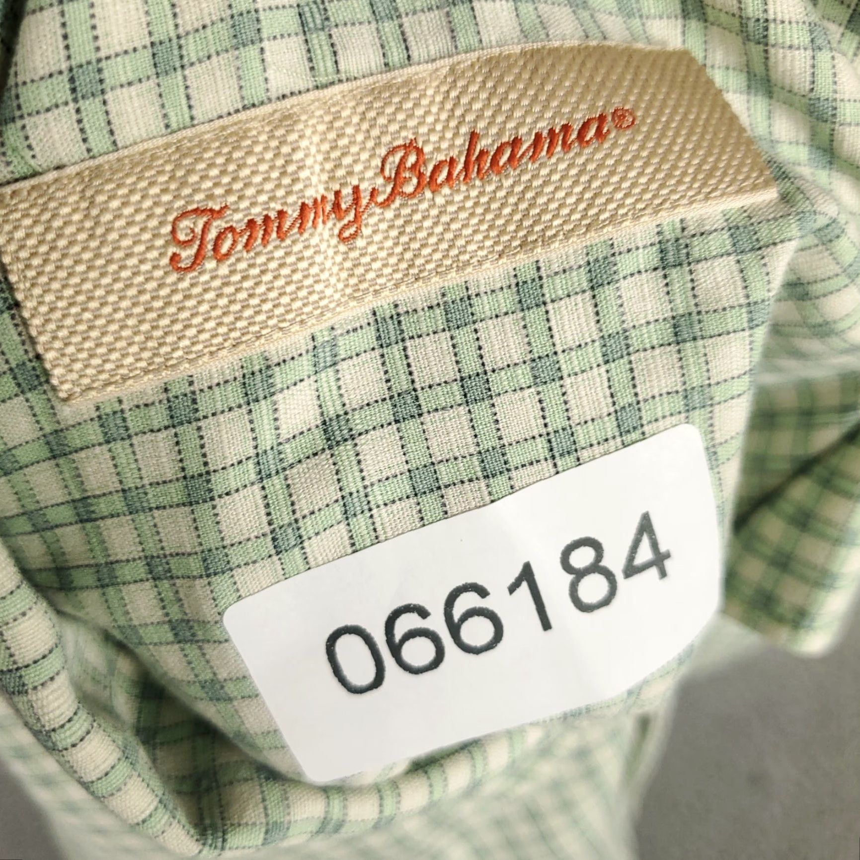 Tommy Bahama Tommy Bahama Shirt Mens XL Green Check Silk Hawaiian Button Up Size US XL / EU 56 / 4 - 7 Thumbnail