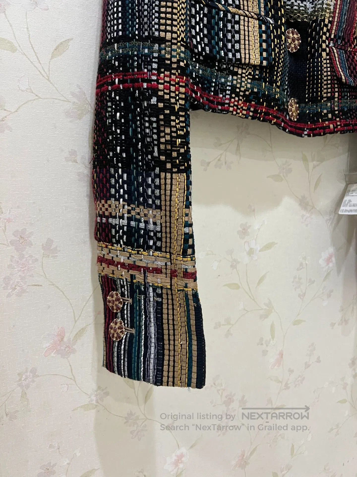 Chanel Chanel Colorful woven short jacket| Size L / US 10 / IT 46 - 4 Thumbnail