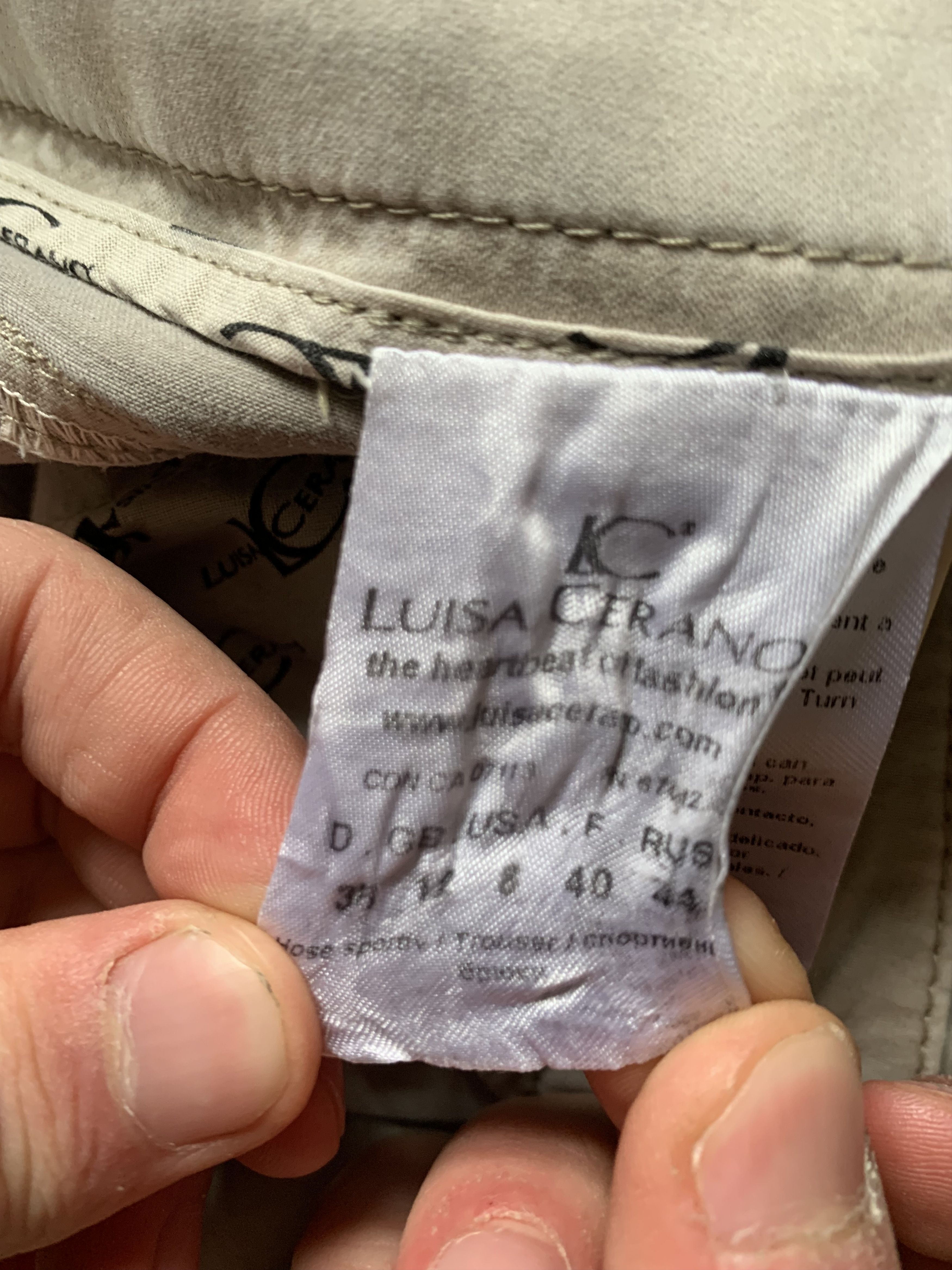 Luisa Cerano Luisa Cerano Loose-leg Trousers Jeans Size 28" / US 6 / IT 42 - 10 Thumbnail