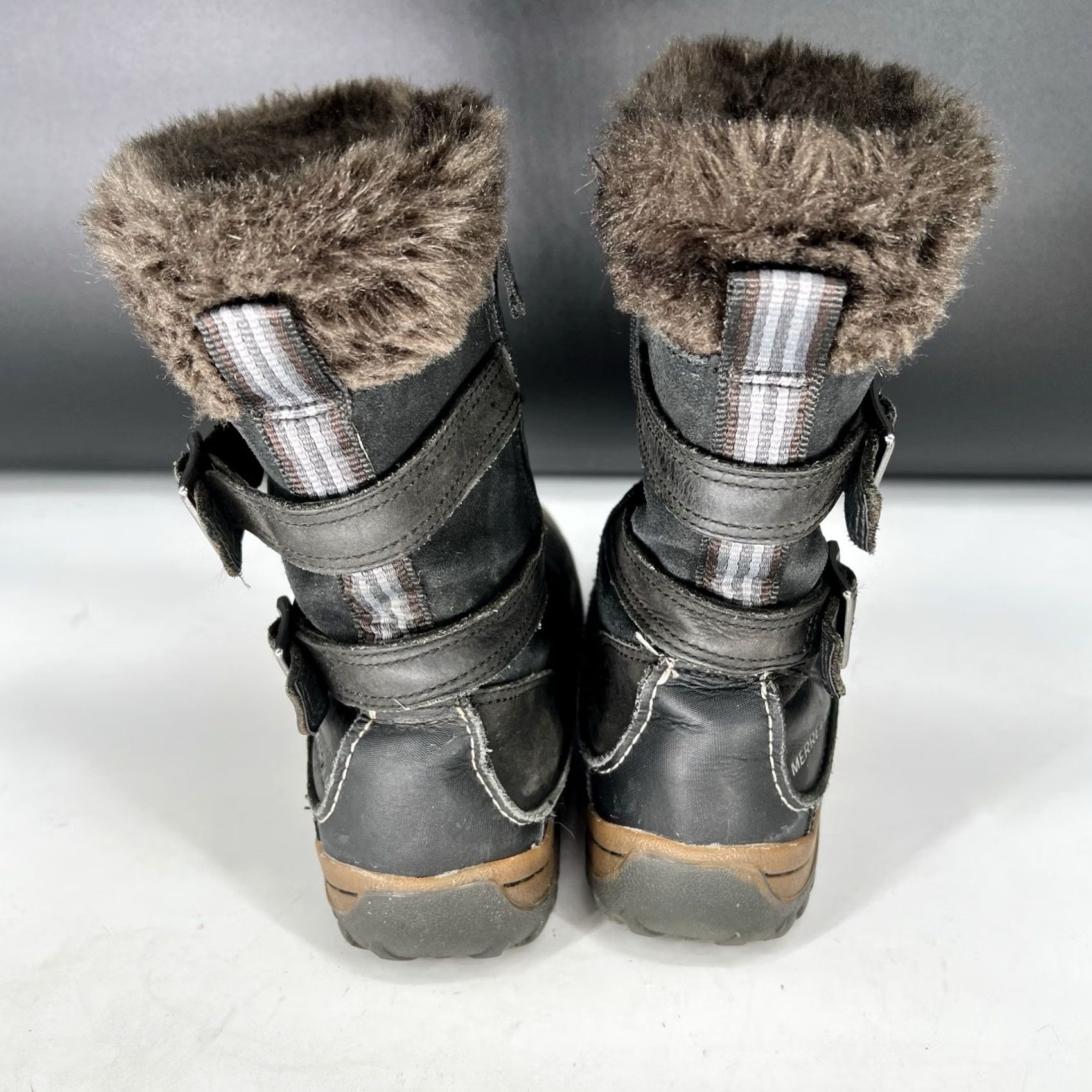 Merrell Merrell Decora Chant J48420 Womens Snow Boot Black Waterproof Shoe Size US 9 / IT 39 - 4 Thumbnail