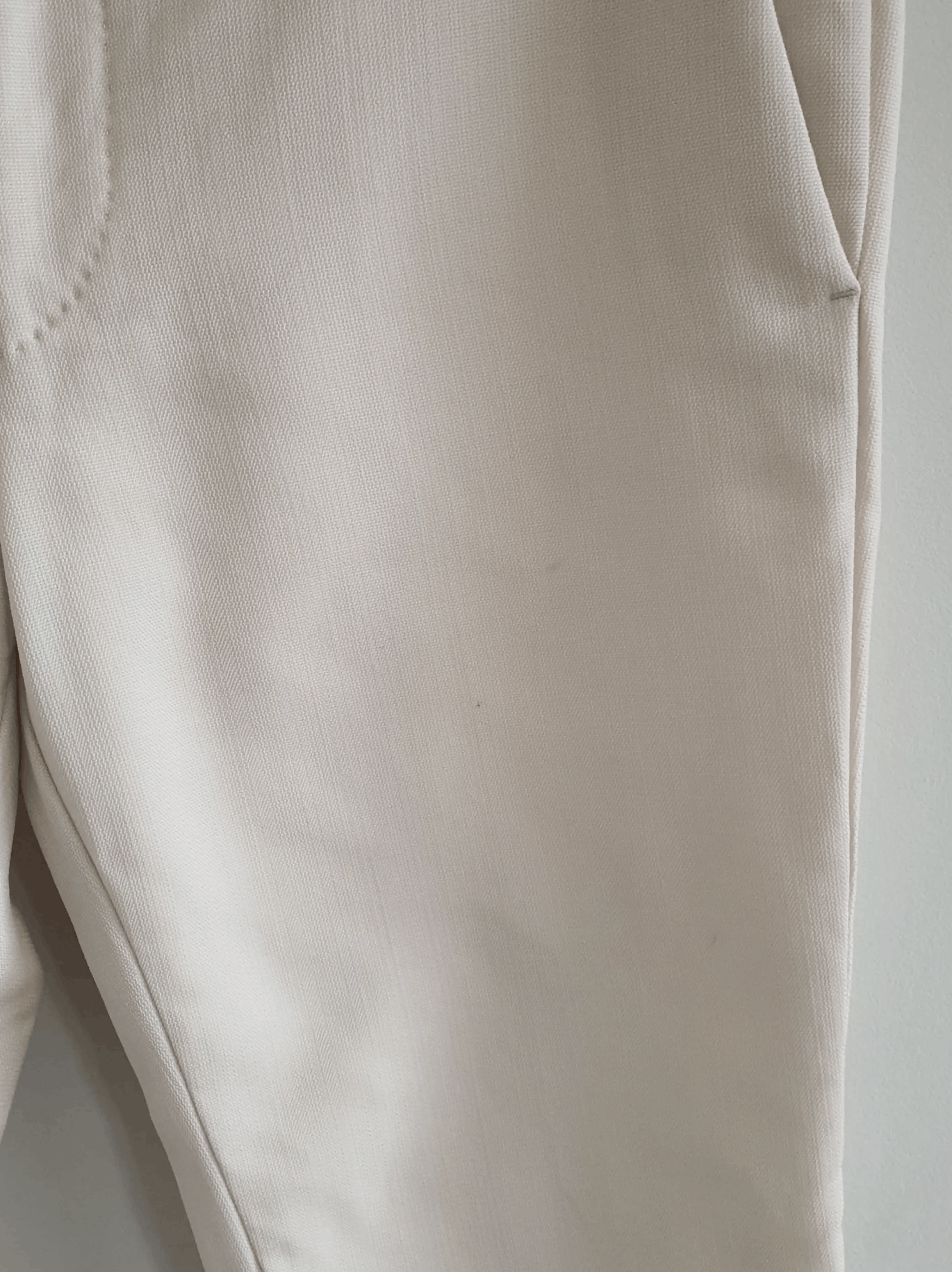 Haider Ackermann Haider Ackermann Cream Wool Classic Slim Fit Trouser Size US 30 / EU 46 - 7 Thumbnail