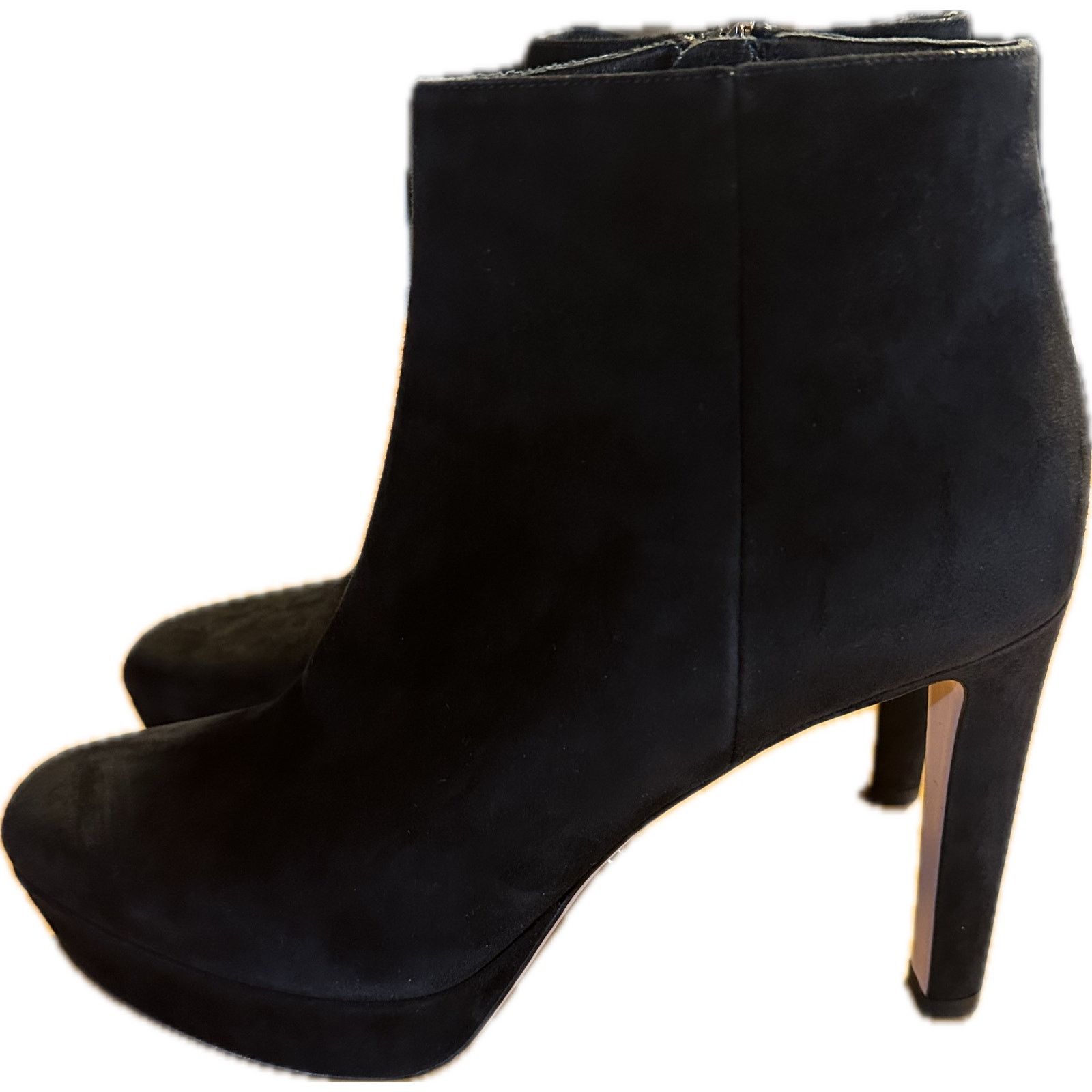 Prada Prada Women's Black Suede Platform Ankle Boots Size 9.5 High Size US 9.5 / IT 39.5 - 4 Thumbnail