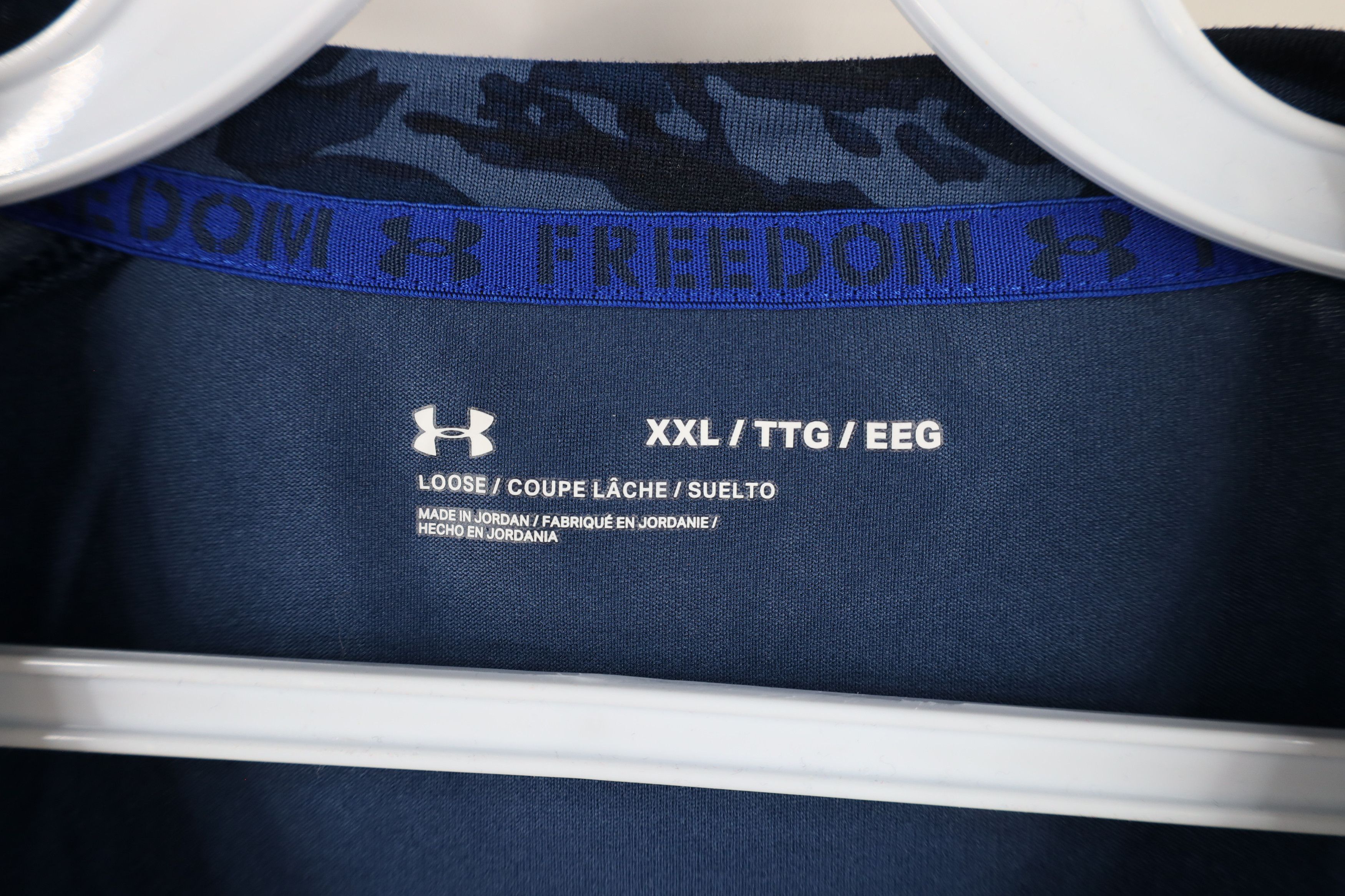 Under Armour × Vintage Under Armour Line Freedom Camouflage Long Sleeve T-Shirt Size US XXL / EU 58 / 5 - 7 Thumbnail