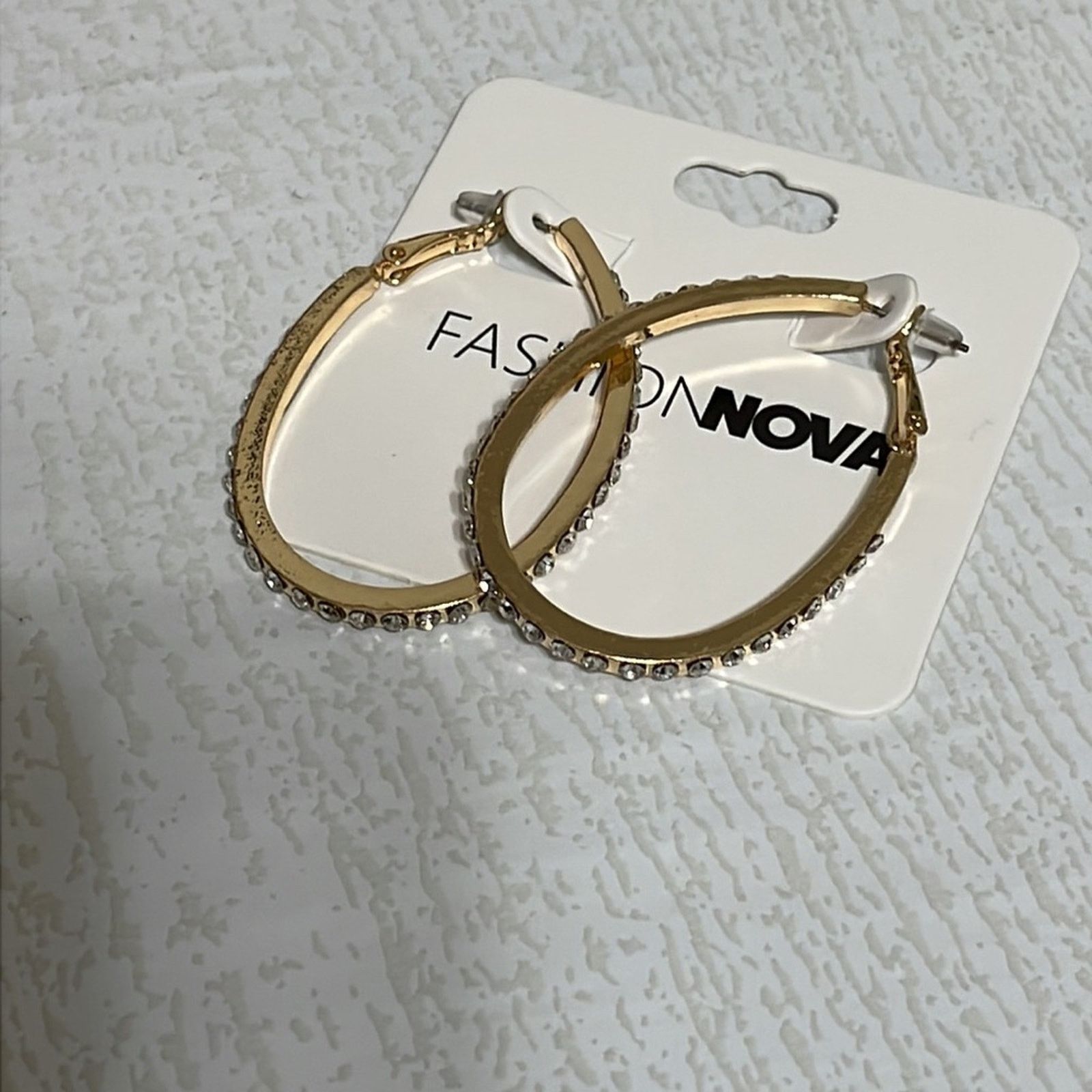 Other FASHION NOVA Too Cool For You Hoop Earrings NWT Size ONE SIZE - 3 Thumbnail