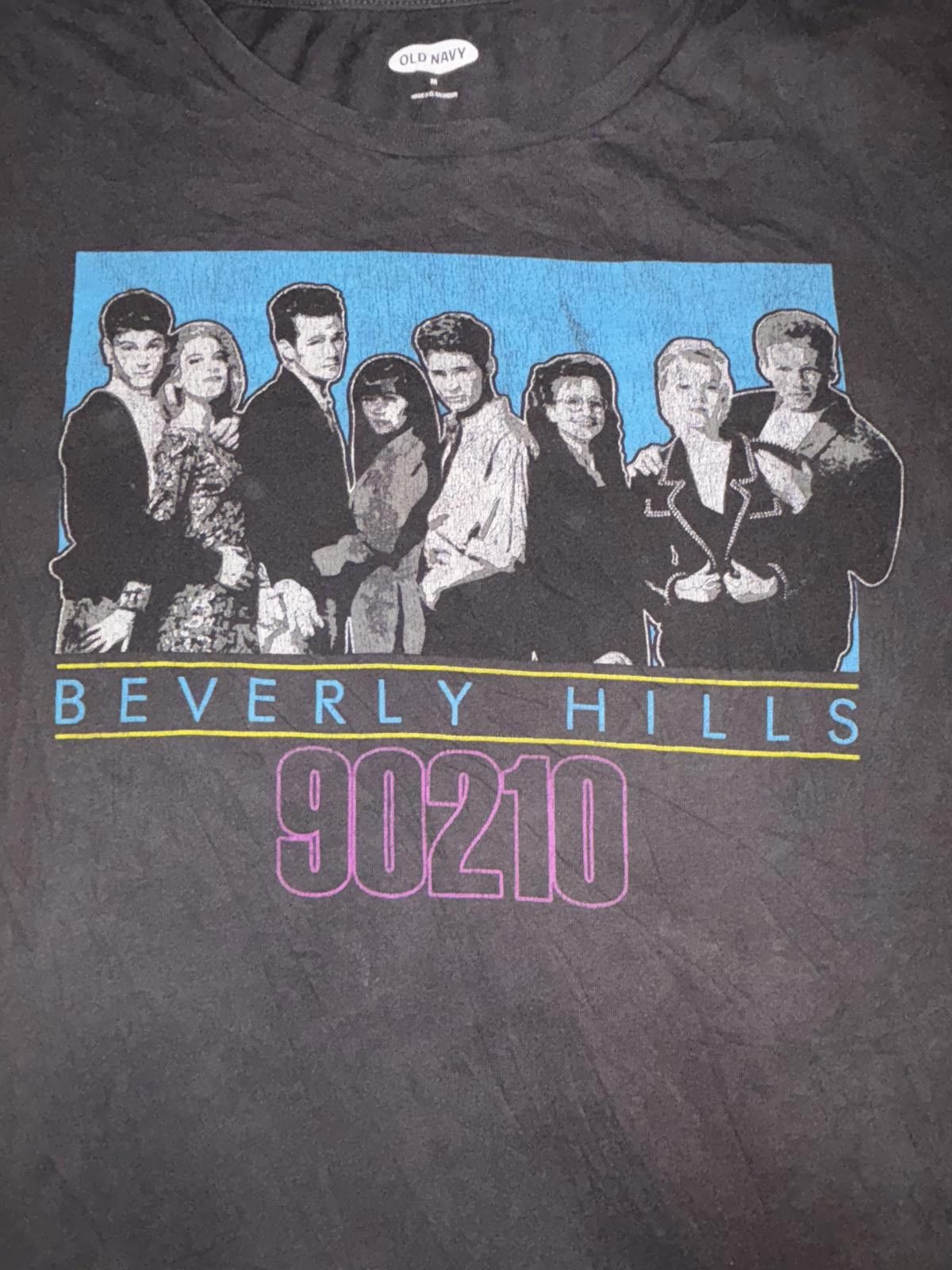Old Navy Vintage Old Navy Beverly Hills 90210 Graphic Tee Size US M / EU 48-50 / 2 - 2 Thumbnail
