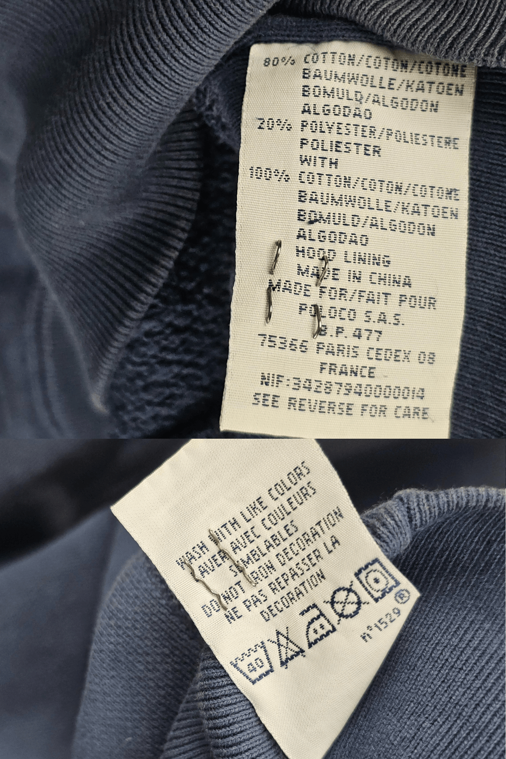 Polo Ralph Lauren Polo RL “RESCUE” RL-67 Stencil Hoodie — Navy — Size L Size US L / EU 52-54 / 3 - 7 Thumbnail
