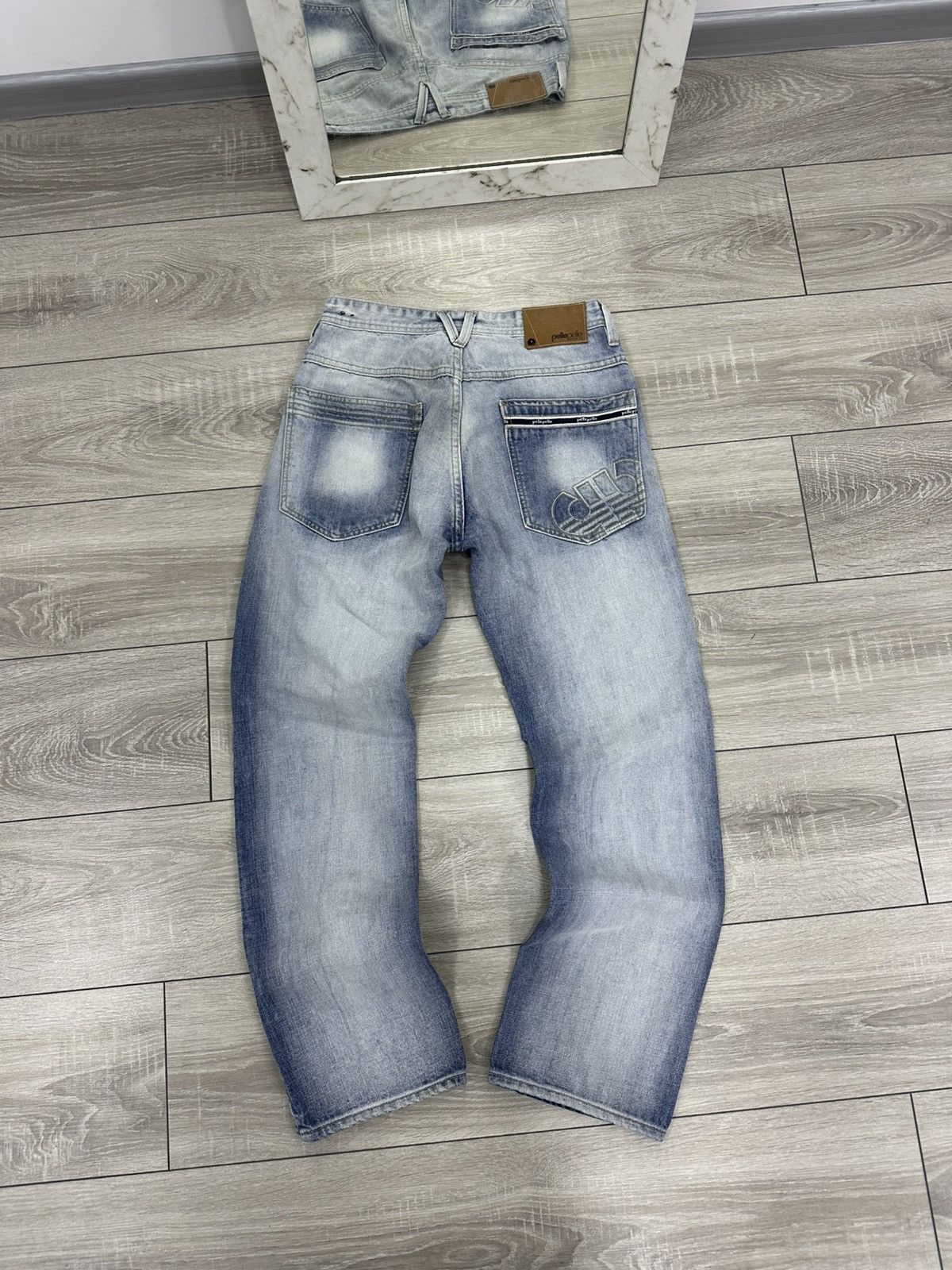 Hysteric Glamour Pele Pele Marc Buchanan Flared Bootcut Y2K Light Jeans Size US 30 / EU 46 - 10 Thumbnail