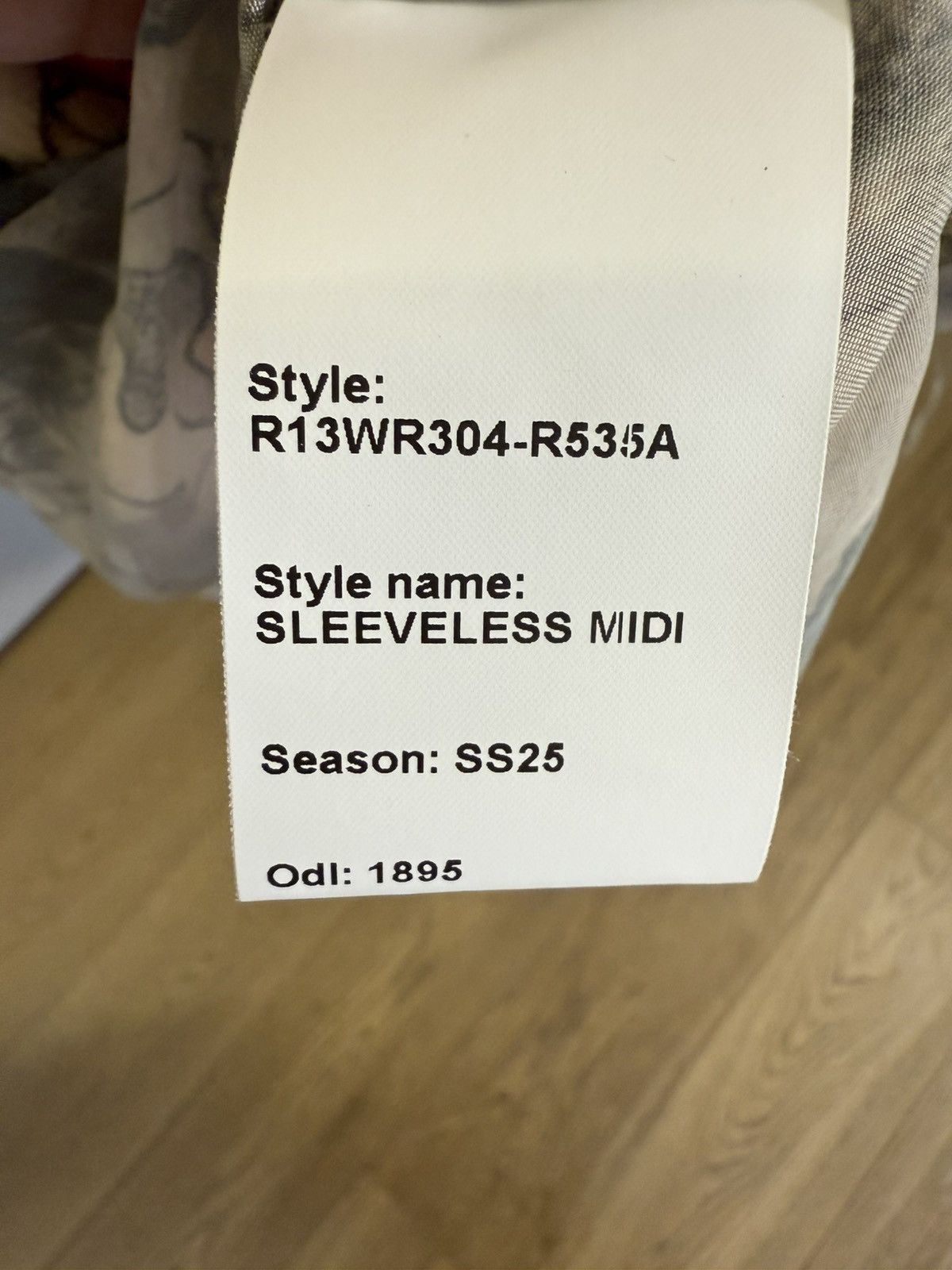 R13 R13 Sleeveless Midi - Camo Rose Size M / US 6-8 / IT 42-44 - 16 Thumbnail