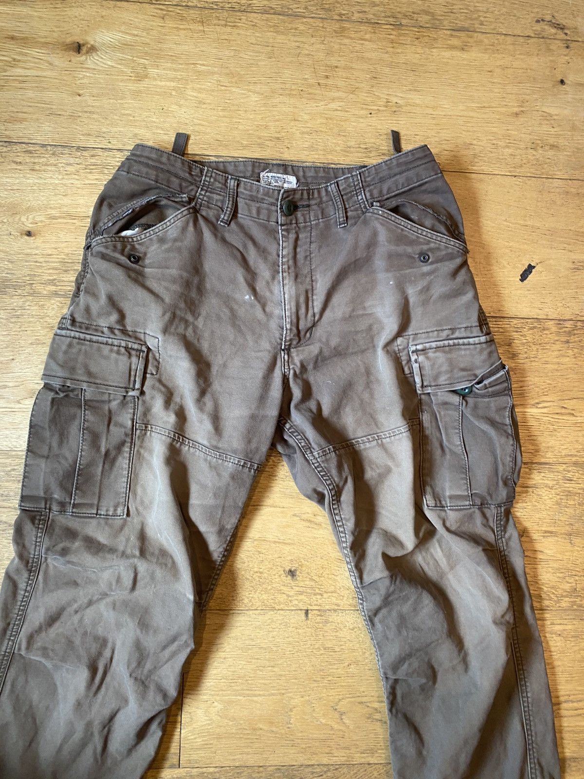 Alpha Industries × Vintage Faded brown cargos ALPHA INDUSTRY Size US 32 / EU 48 - 1 Thumbnail