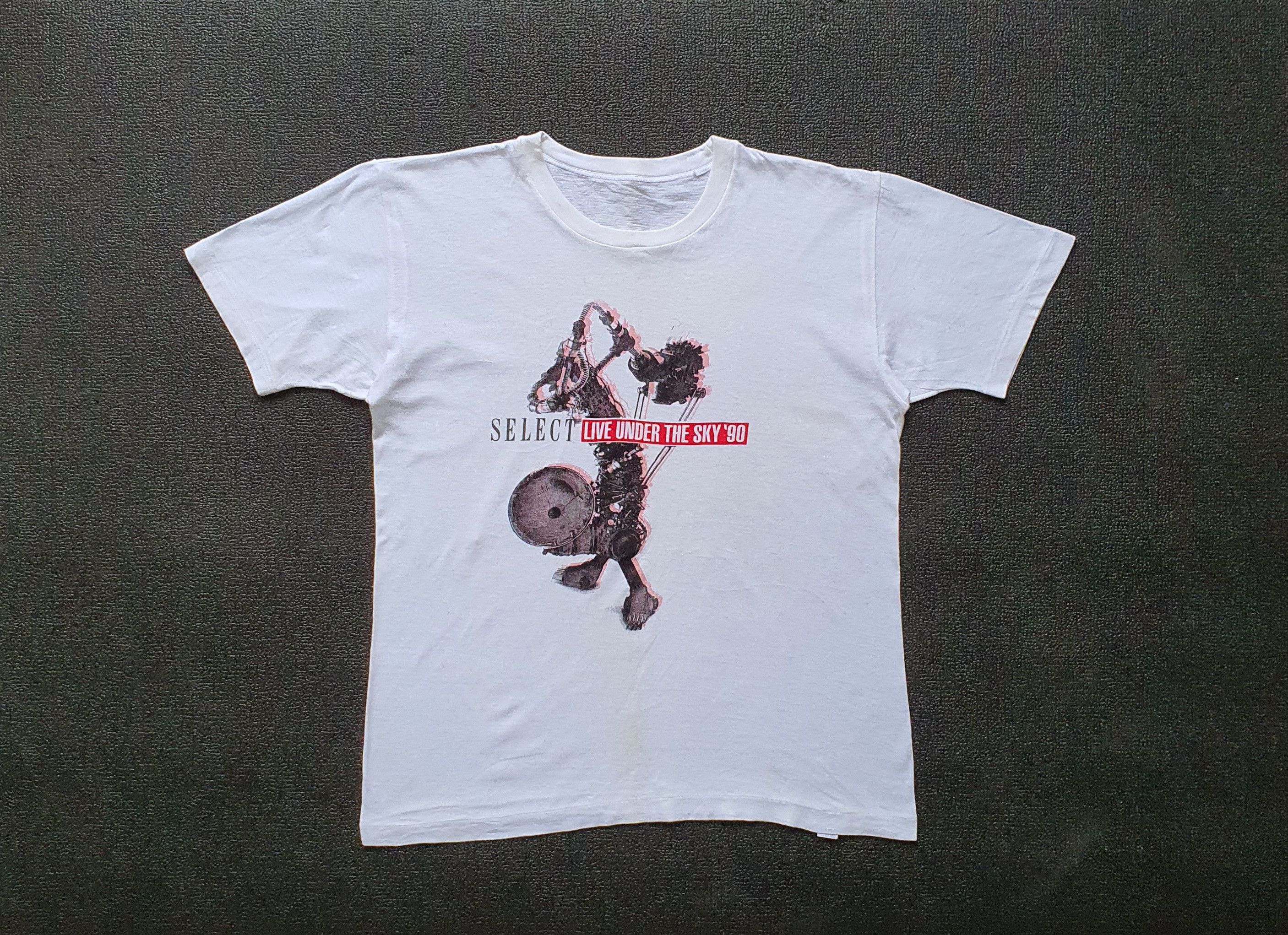 1990 Select Live The Under The sky Jazz Concert T shirt S