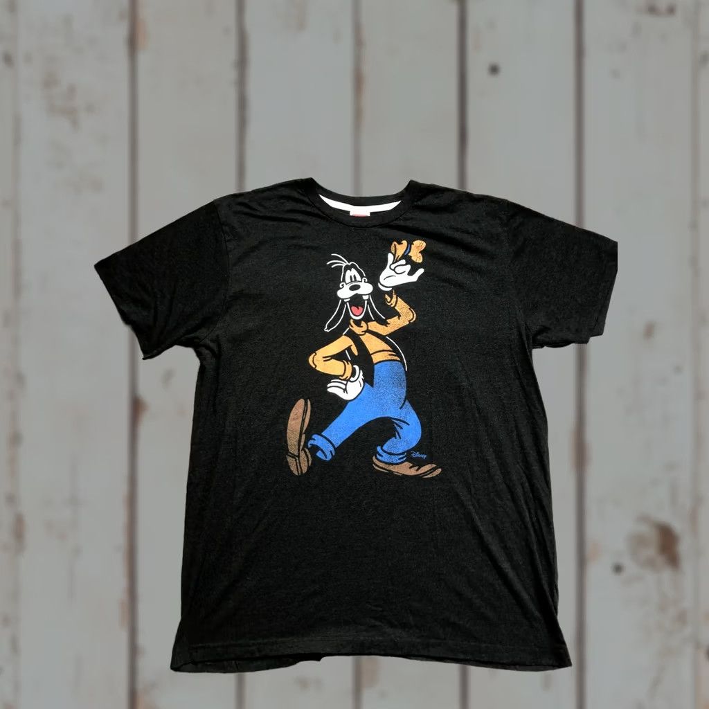Disney Homage Goofy Shirt Mens XL Black Disney Graphic Tee Crewneck Cartoon Shirt Men Size US XL / EU 56 / 4 - 1 Thumbnail