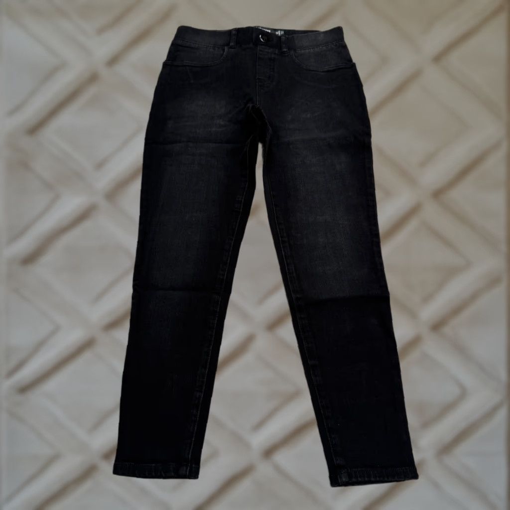 Denime VINTAGE Betabrand Women's Skinny Leg Jeans Pants XS Short Petite Black Casual 90s Retro Size 26" / US 2 / IT 38 - 1 Thumbnail