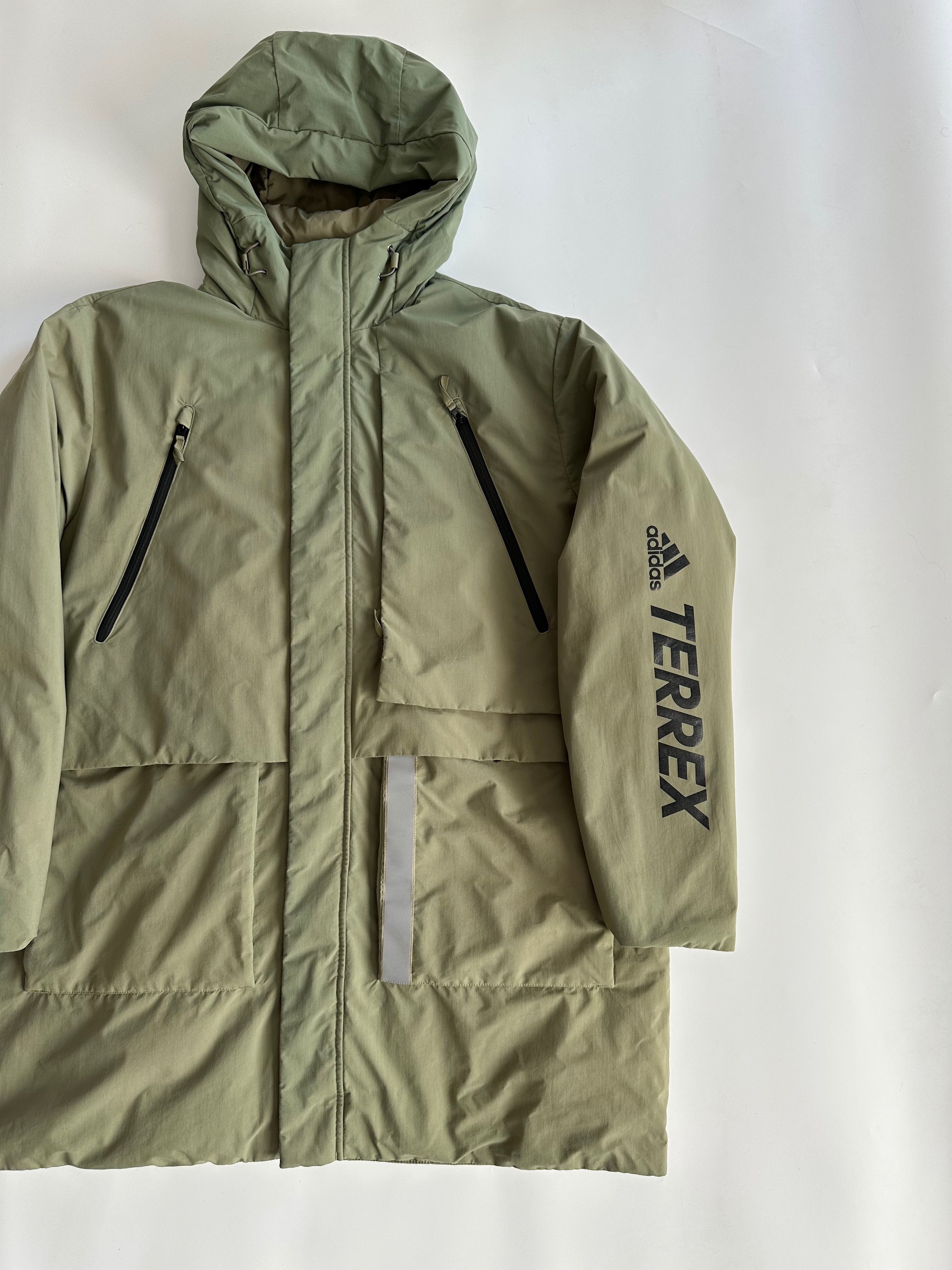Adidas Adidas Terex techniacal Mid Down parka jacket hooded Size US L / EU 52-54 / 3 - 2 Thumbnail