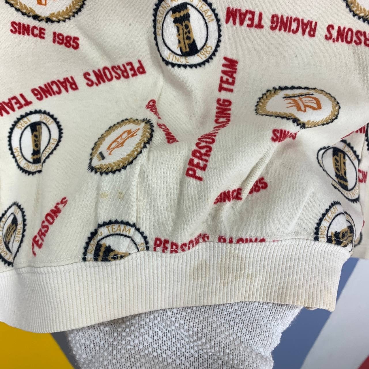 PERSON'S × Vintage Vintage PERSON'S RACING TEAM Sweatshirt #2463/AM Size US M / EU 48-50 / 2 - 7 Thumbnail