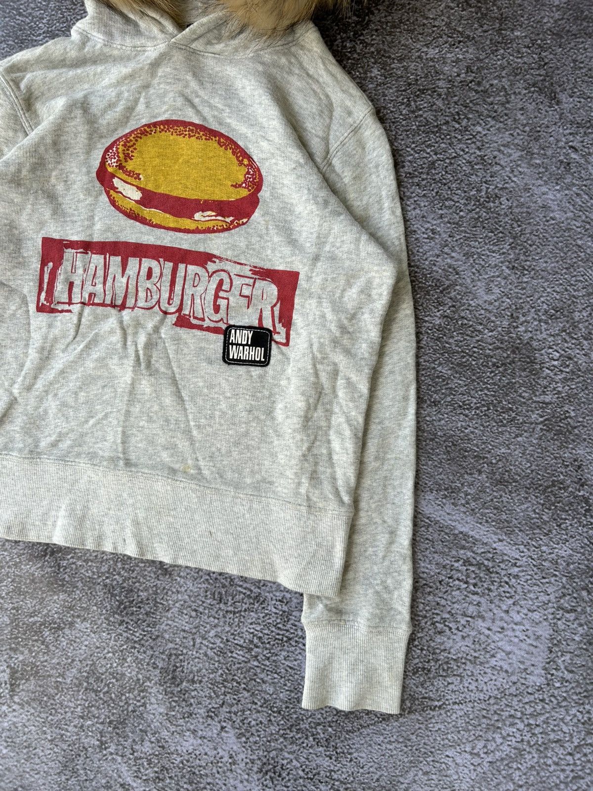 Andy Warhol × Uniqlo Uniq x Andy Warhol Hamburger Fur Hoodie Size US S / EU 44-46 / 1 - 5 Thumbnail