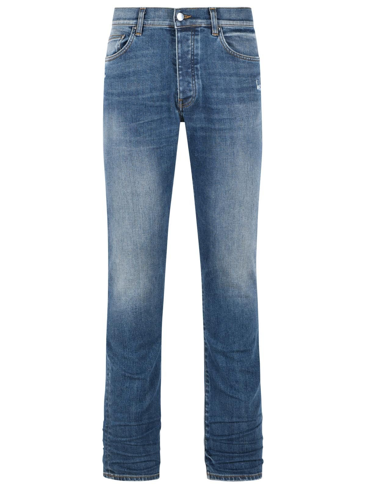 Amiri AMIRI 'Stack' Blue Cotton Jeans Size US 32 / EU 48 - 1 Thumbnail