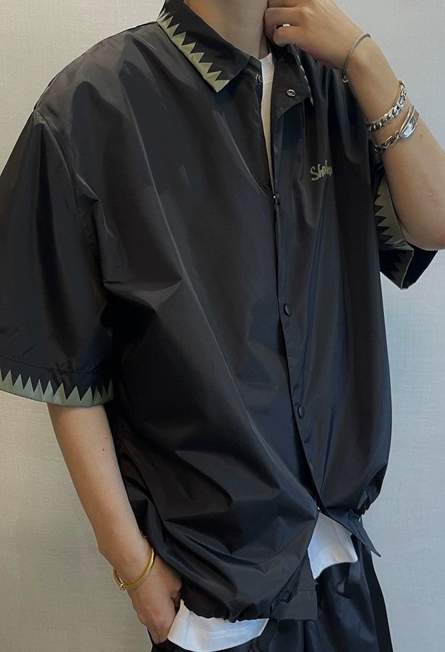 Japanese Brand × Vintage Avant garde retro punk zig-zag ruched shirt Size US M / EU 48-50 / 2 - 2 Thumbnail