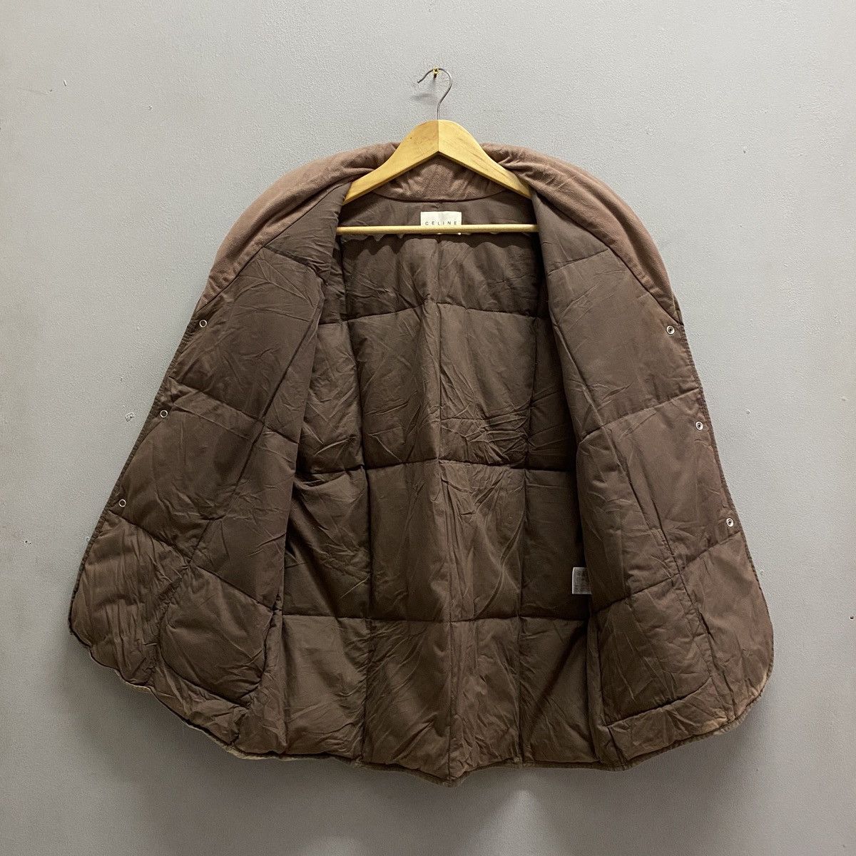 Celine VTG Celine Macadam Print Shawl Collar Padded Pufferr Vest Size US L / EU 52-54 / 3 - 6 Thumbnail