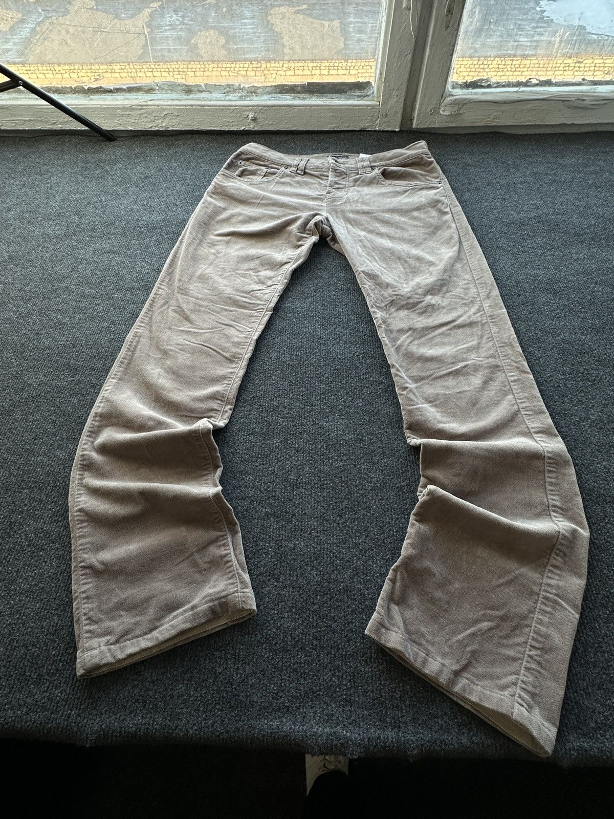 Armani 🚨 ARMANI JEANS LUXURY OLD MONEY relax BEIGE/GRAY Womens Size 30" / US 8 / IT 44 - 2 Thumbnail