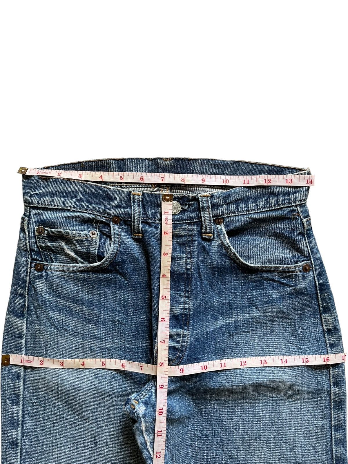 Levi's True Vintage 60s Levis 501 Selvedge Bartacks Jeans Button 6 Size US 28 / EU 44 - 13 Thumbnail
