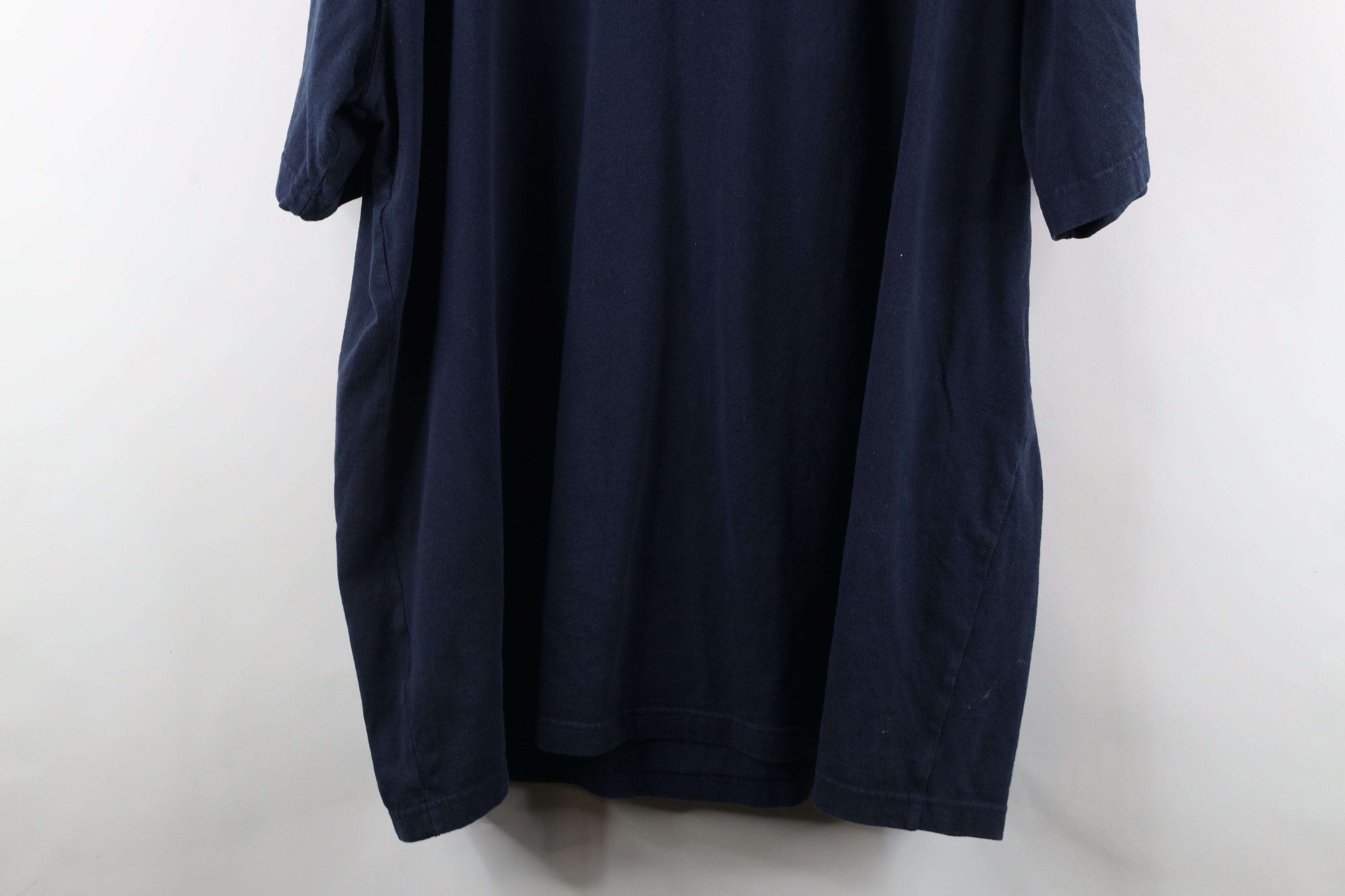 Carhartt × Vintage Vintage Carhartt Spell Out Heavyweight Pocket T-Shirt Blue Size US XXL / EU 58 / 5 - 15 Thumbnail
