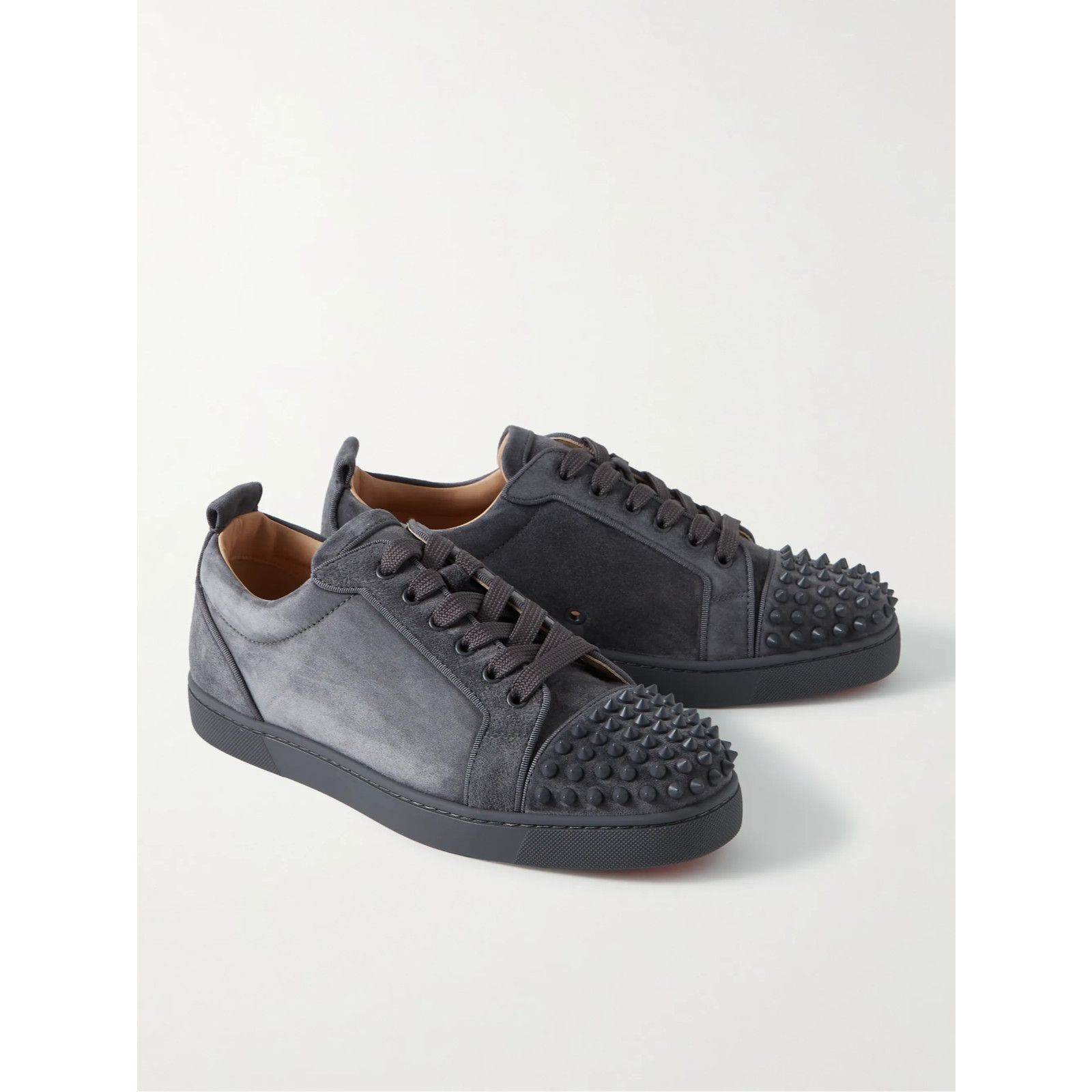 Christian Louboutin Christian Louboutin Louis Junior Spikes Orlato Flat Smoky Size US 14 / EU 47 - 5 Thumbnail