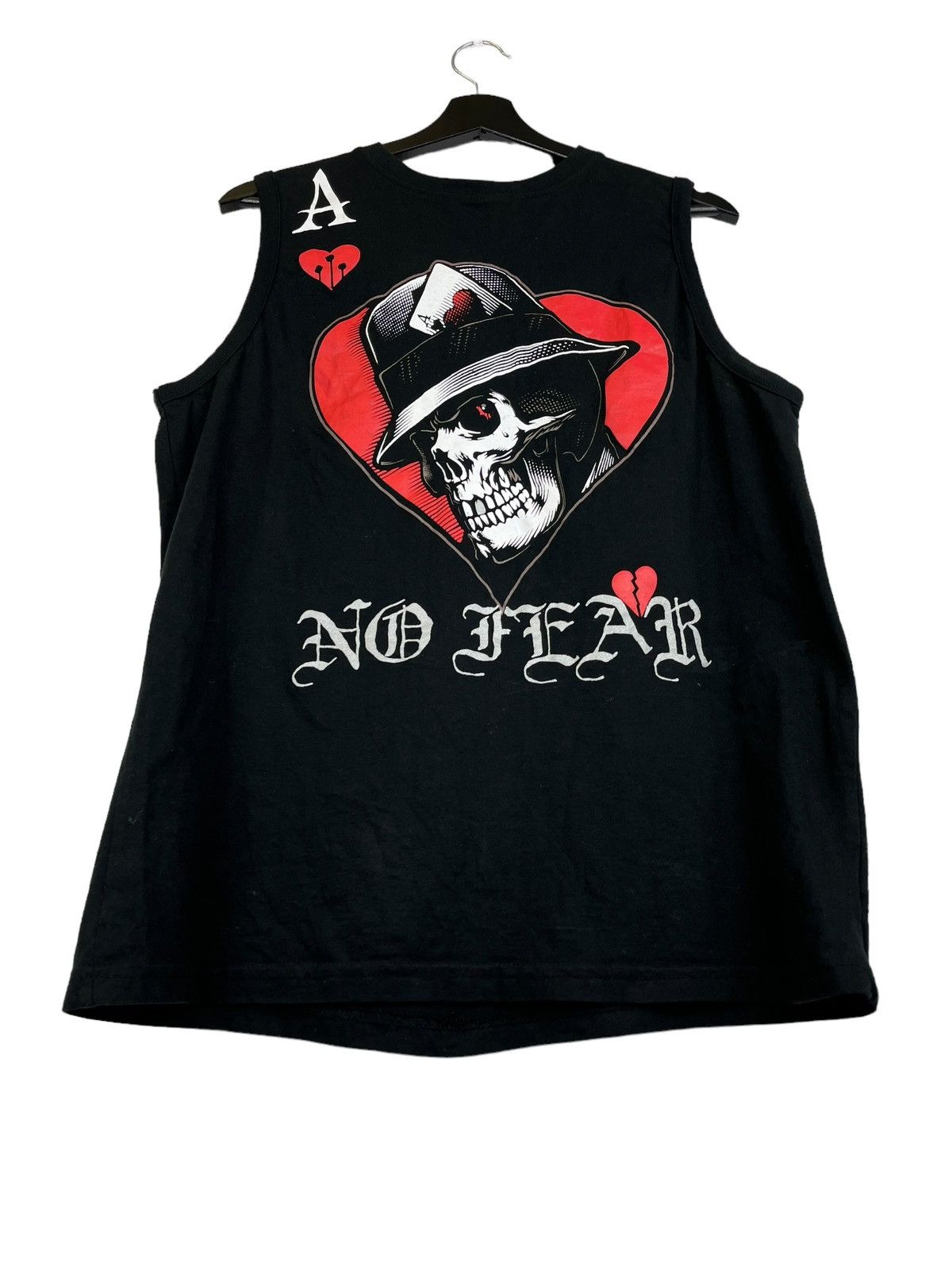 No Fear No Fear Y2k Black Tank Top Style Size US M / EU 48-50 / 2 - 2 Thumbnail
