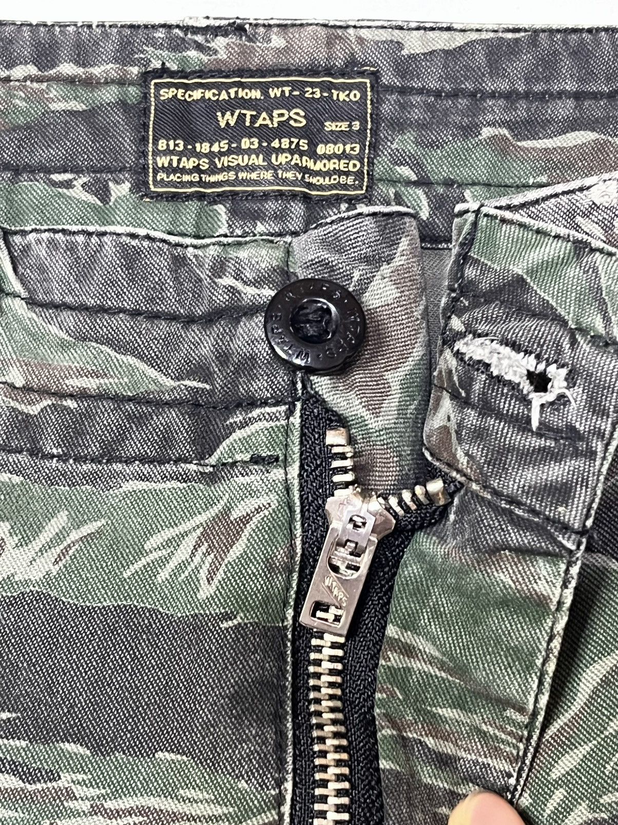 Wtaps Wtaps Camo Stripe Cargo Pants Size US 34 / EU 50 - 2 Thumbnail