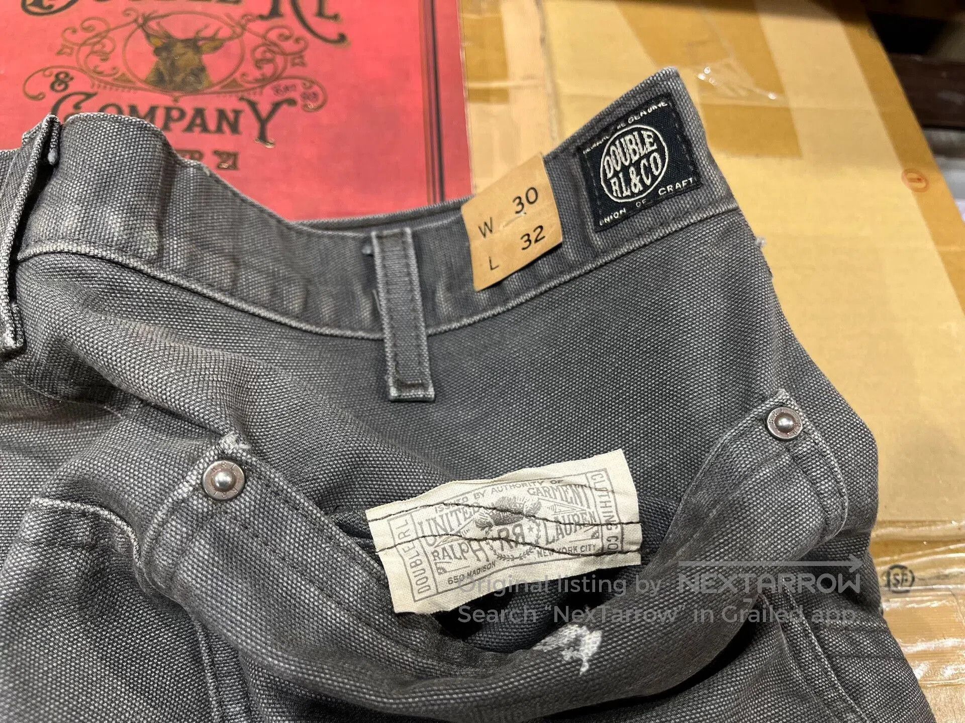RRL Ralph Lauren RRL Distressed Work Pants. Size US 30 / EU 46 - 7 Thumbnail