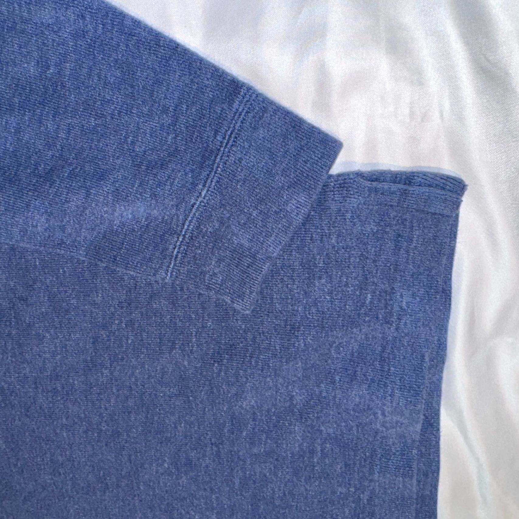 Polo Ralph Lauren Polo Ralph Lauren bLUE Ribbed 1/4 Zip Knit Sweater Mens XL Orange Pony Size US XL / EU 56 / 4 - 4 Thumbnail