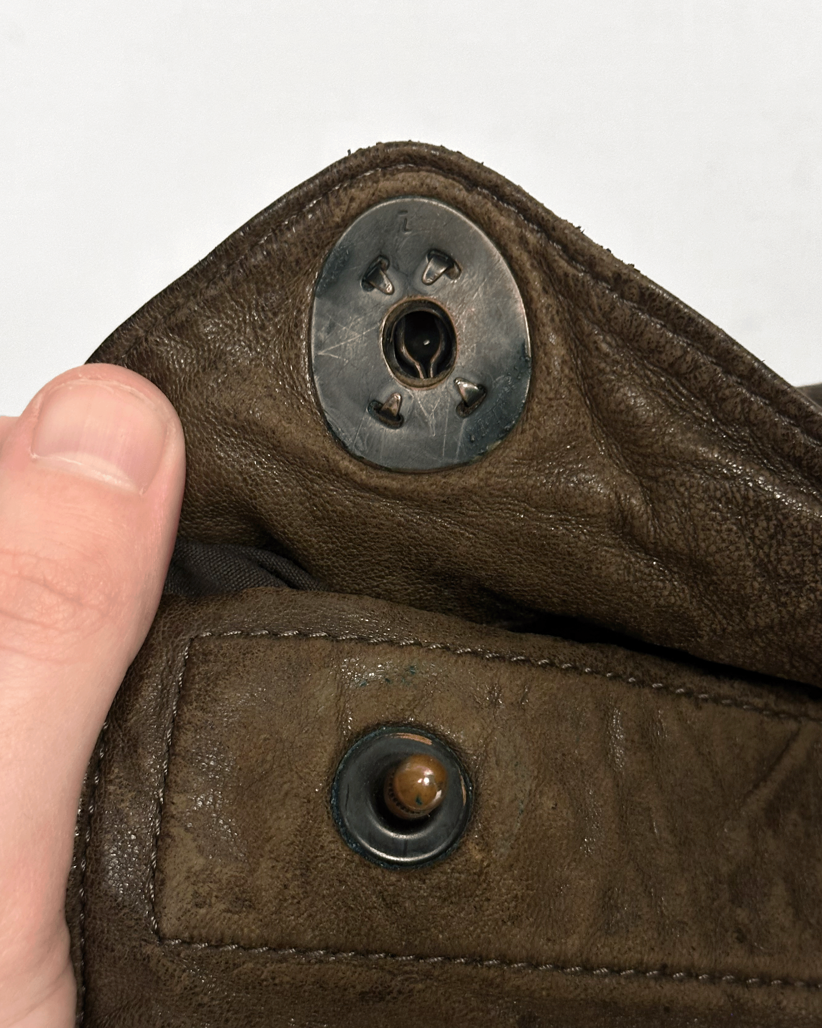 Julius Julius Leather Gas Mask Crossbody Messenger Bag Size ONE SIZE - 7 Thumbnail