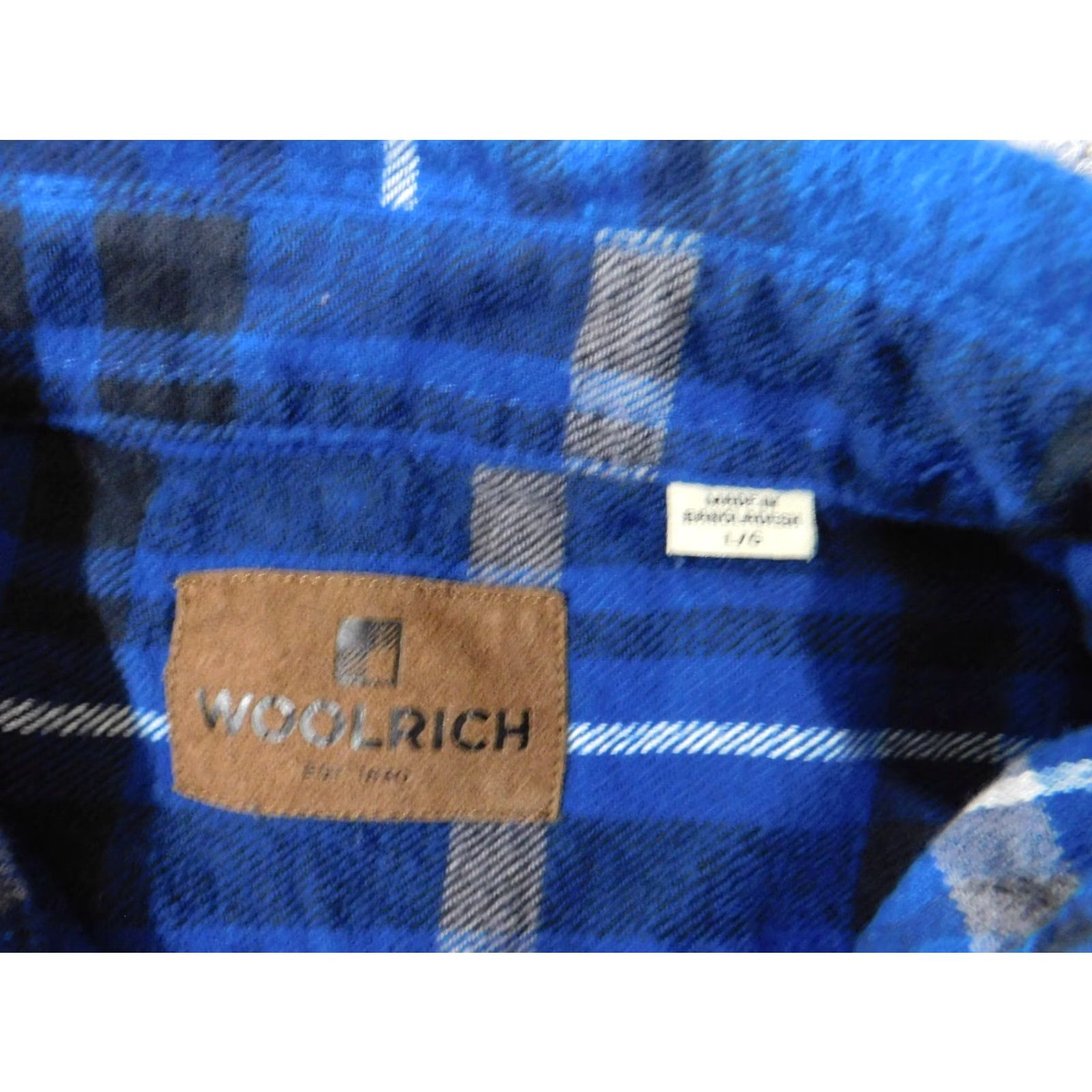 Vintage VINTAGE Woolrich Flannel Shirt Large Blue Mens Y2K Retro Button Up Outdoor Size US L / EU 52-54 / 3 - 4 Thumbnail
