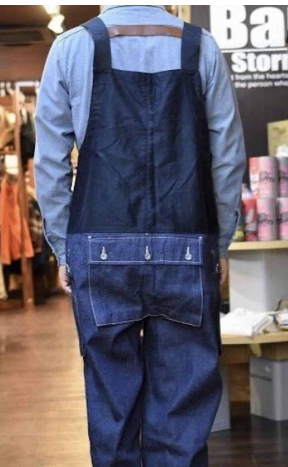 Nigel Cabourn Nigel Cabourn x Lybro moleskin denim docking dungaree. Size US 35 - 2 Thumbnail