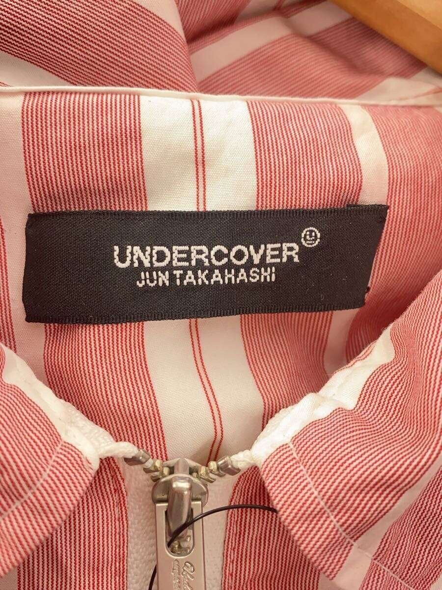 Undercover Stripe Cotton Long Sleeve Shirt Red