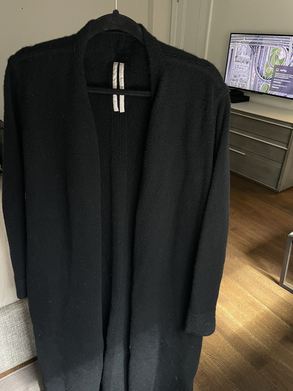 Rick Owens Rick Owens Black 100% Cashmere Cape Size US S / EU 44-46 / 1 - 7 Thumbnail