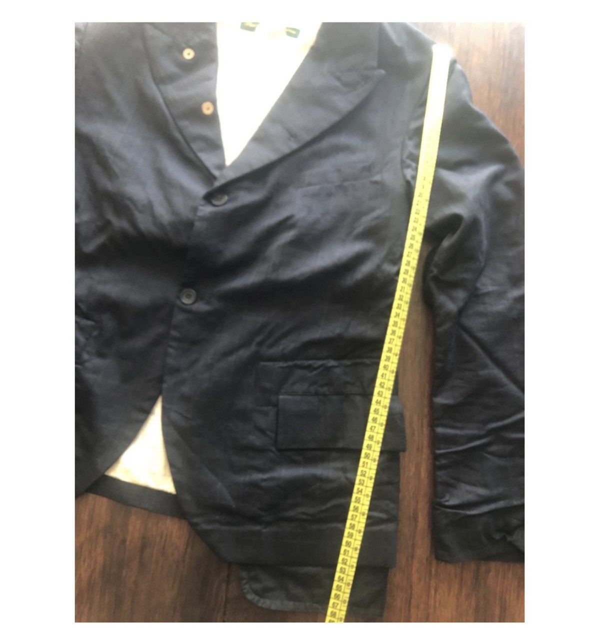 Paul Harnden Shoemakers Navy Checked Blazer Paul Harnden Shoemakers M Size 48R - 6 Thumbnail